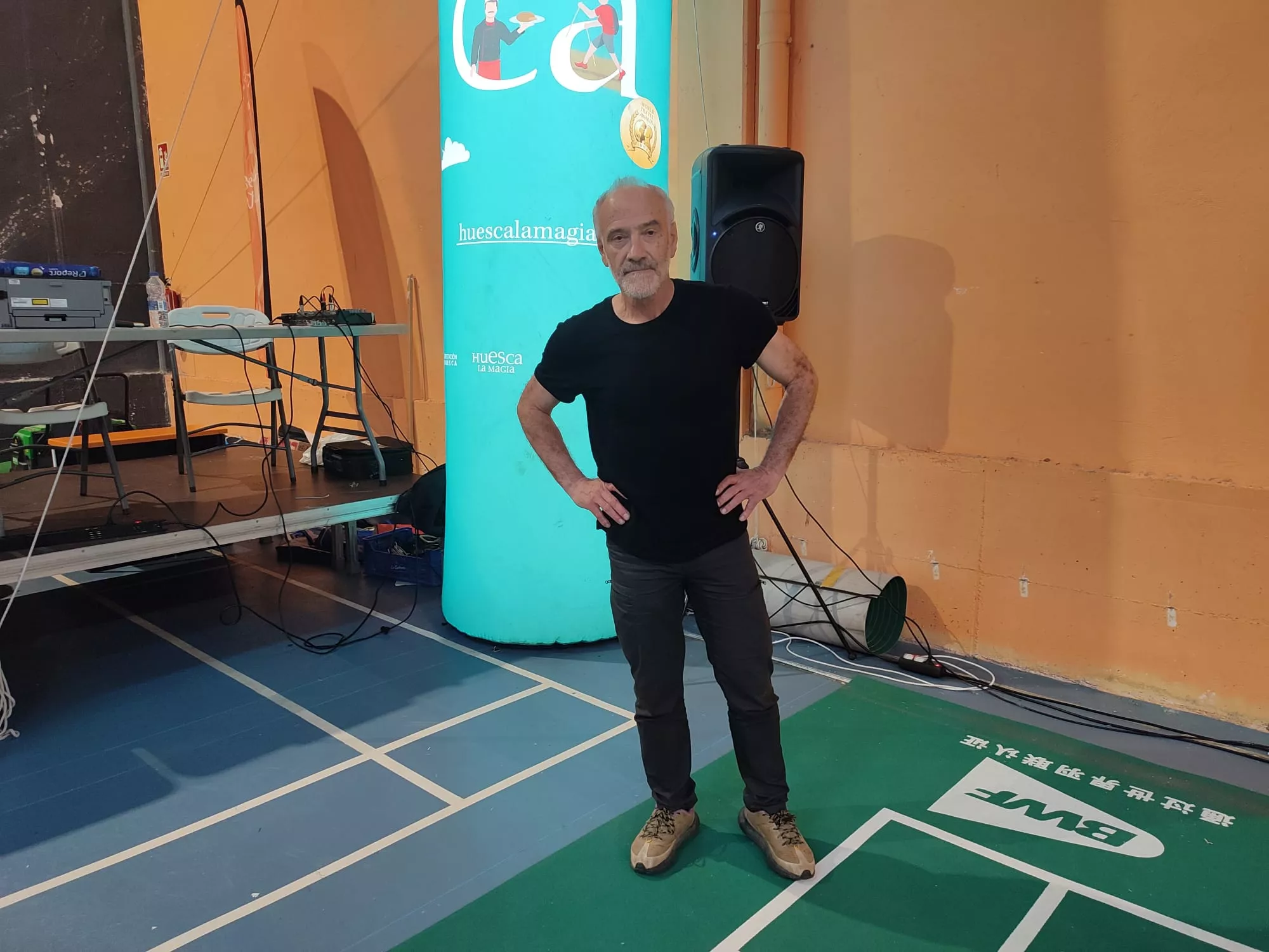 Ricardo Constante, presidente del Bádminton Huesca.