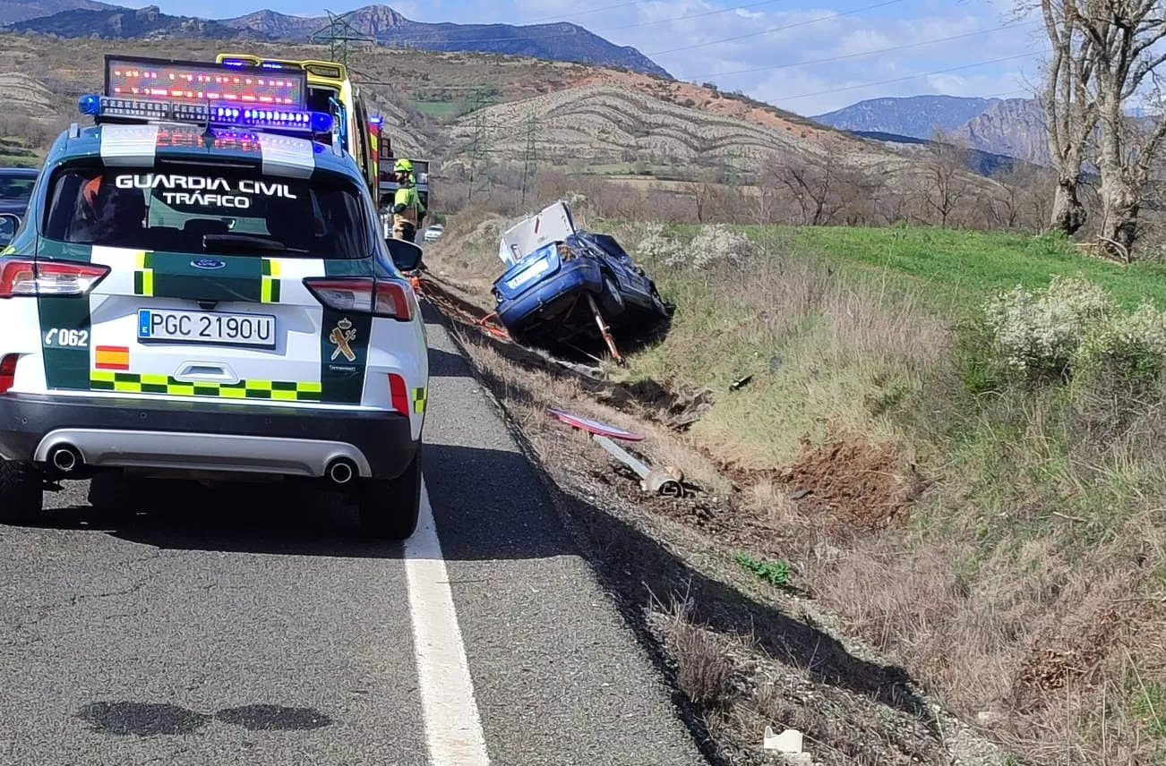 Accidente en Arén.