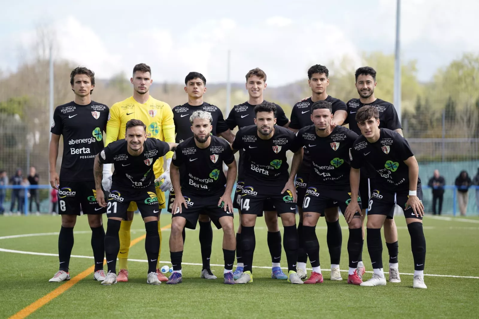 Once del Barbastro en Vitoria ante el Alavés B. 