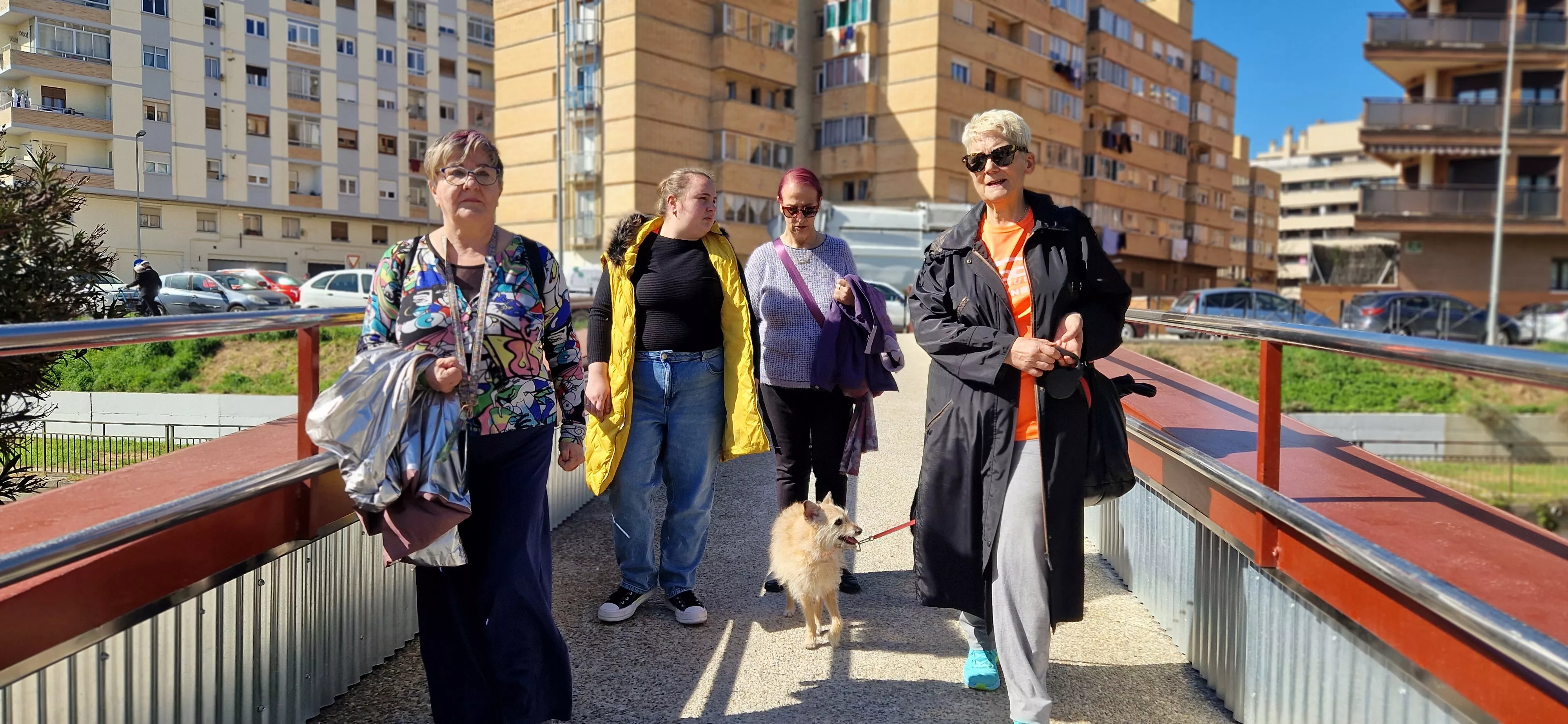  Reapertura de la pasarela sobre el río Isuela. Foto Myriam Martínez 