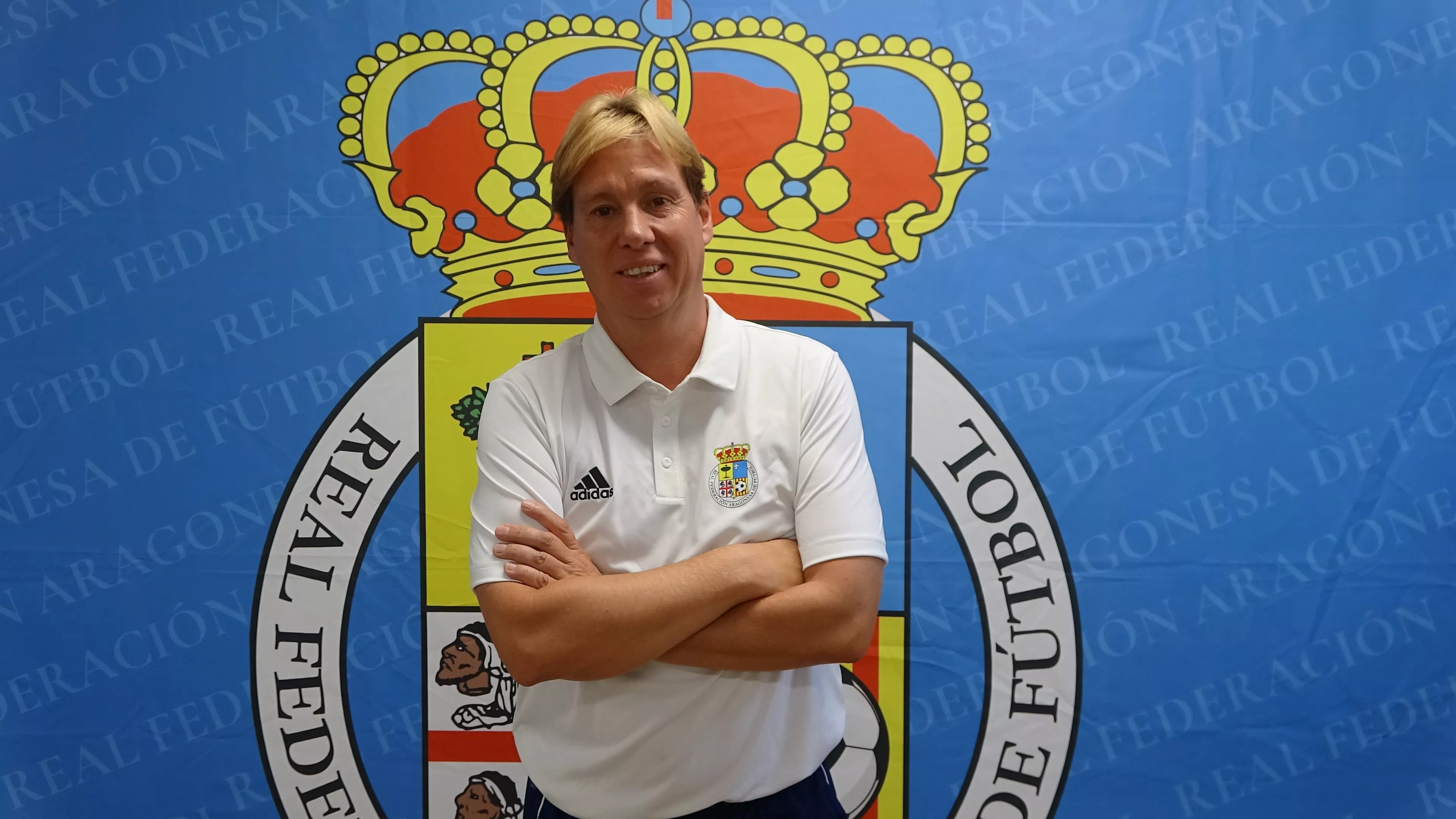 Richi Civera, entrenador de la selección aragonesa.