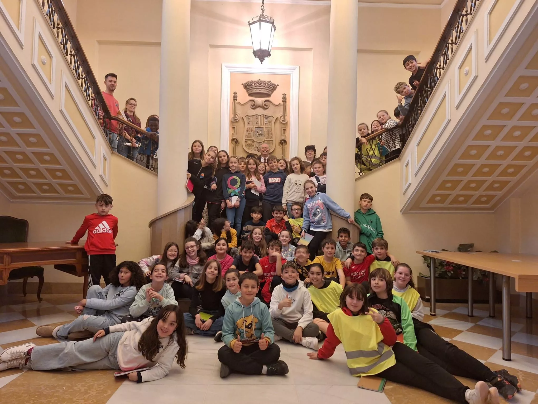 Visita de escolares del Pedro J. Rubio a la Subdelegación del Gobierno.,