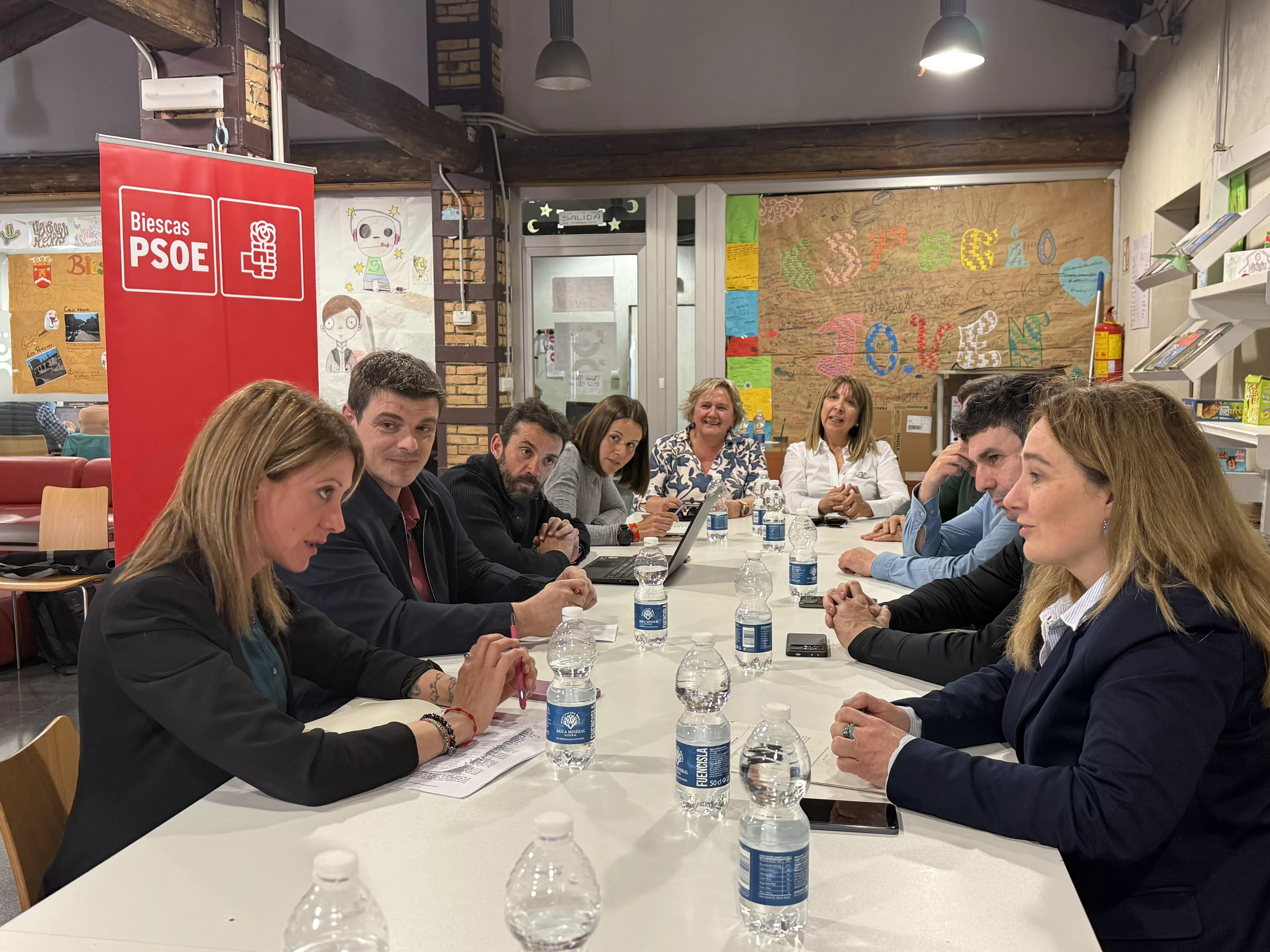 Reunión sobre vivienda en Biescas