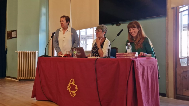 Charo Ochoa, Llum Quiñonero y Sescún Marías. Foto Myriam Martínez Charo Ochoa, Llum Quiñonero y Sescún Marías. Foto Myriam Martínez