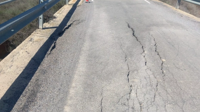 Una de las imágenes remitidas para alertar del estado de la A-12