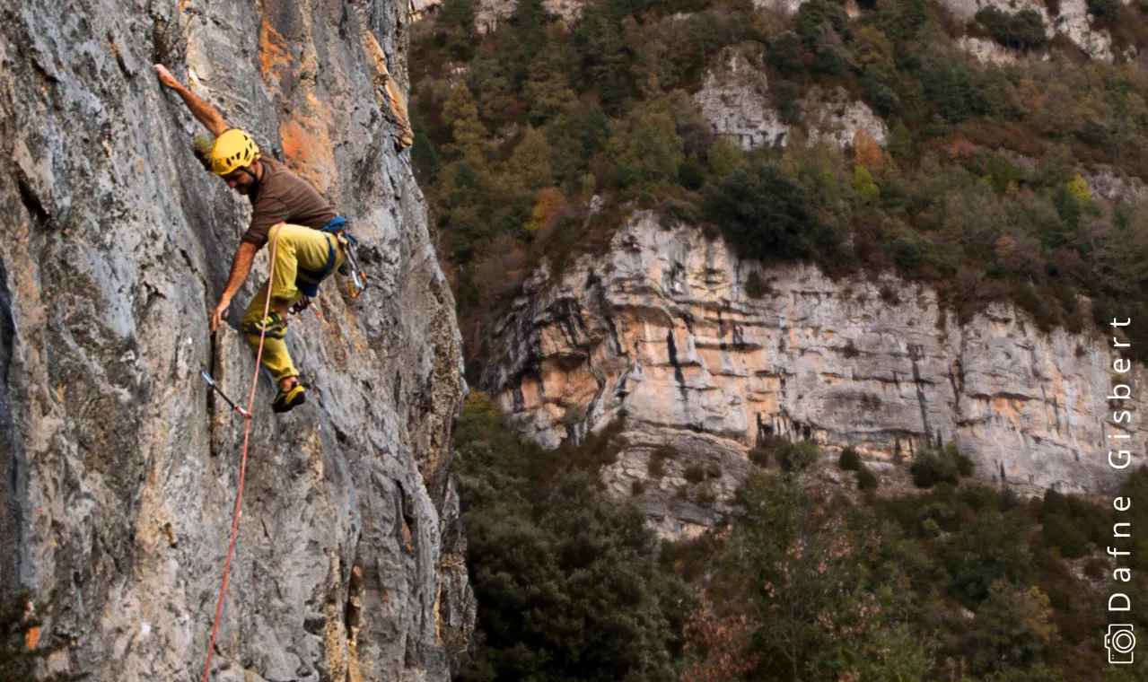 Curso de escalada en Boltaña en Semana Santa
