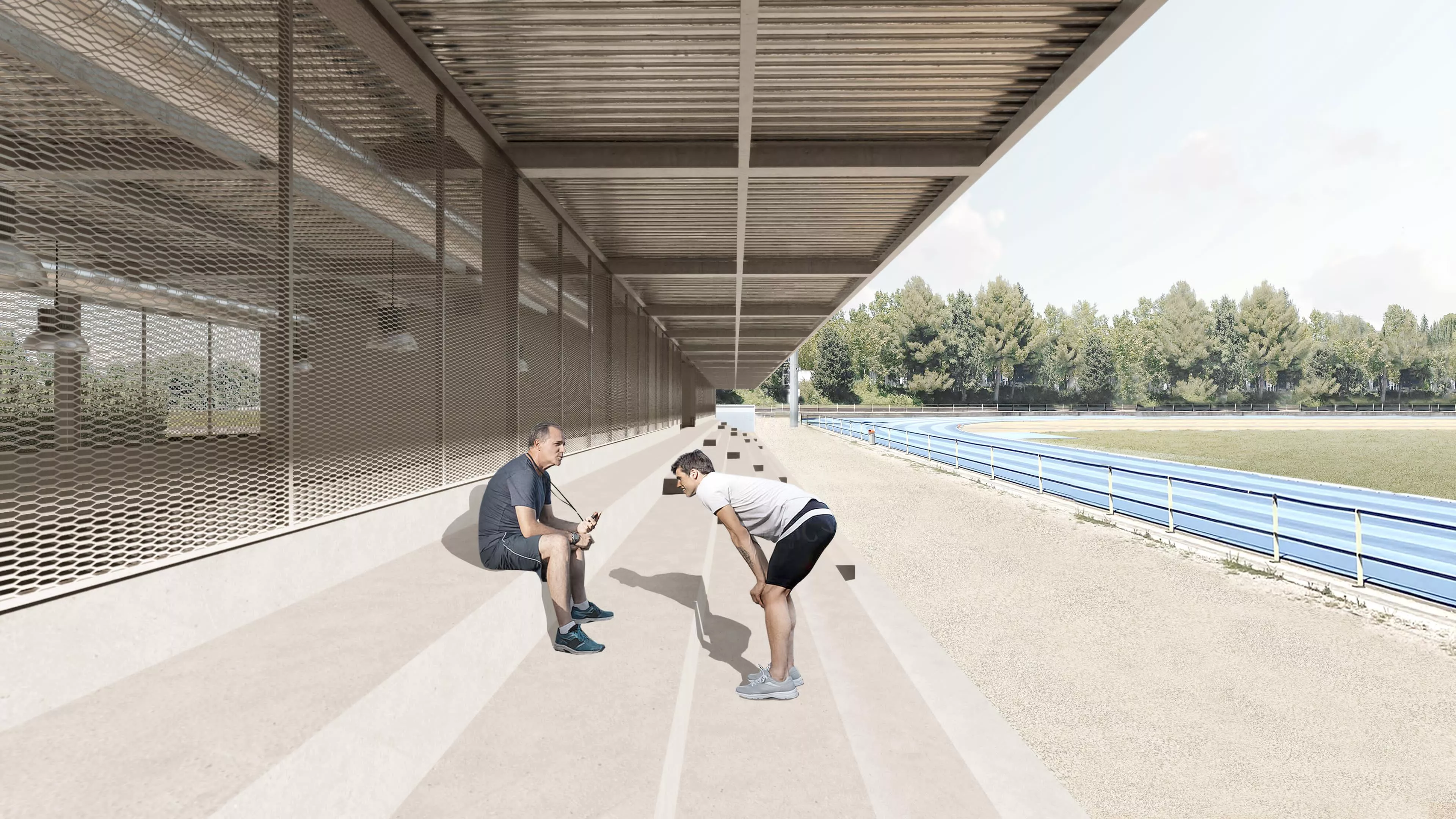 Imágenes del nuevo proyecto de la Ciudad Deportiva José María Escriche