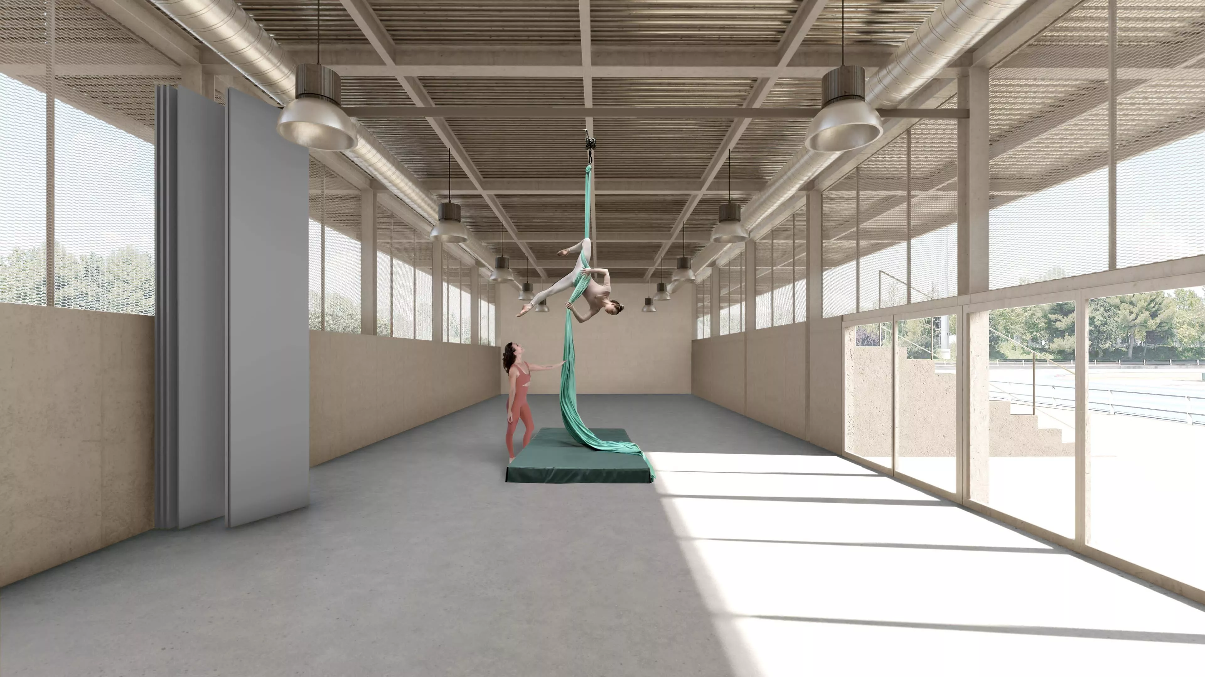 Imágenes del nuevo proyecto de la Ciudad Deportiva José María Escriche