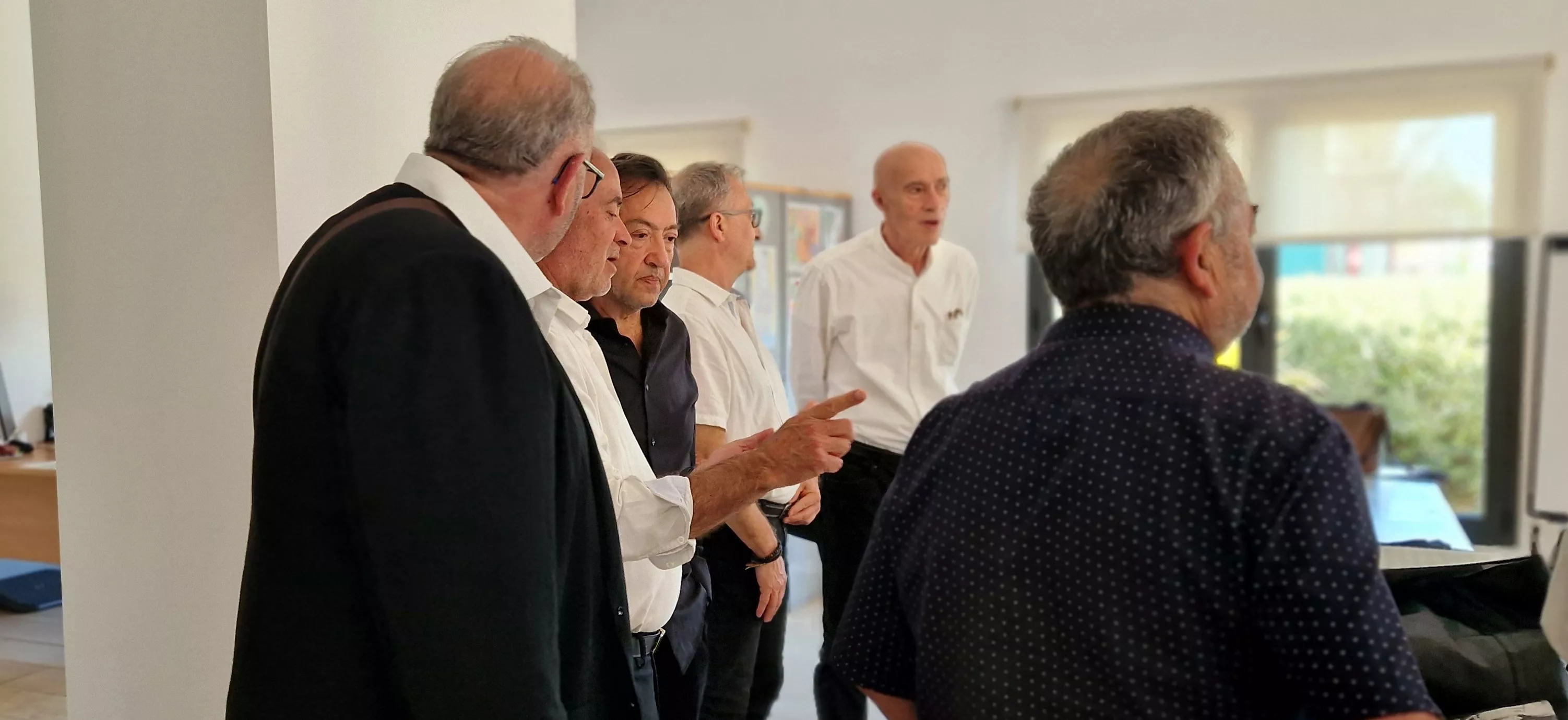 El Coro de la Universidad Ciudadana en la Residencia Rey Ardid. Foto Myriam Martínez