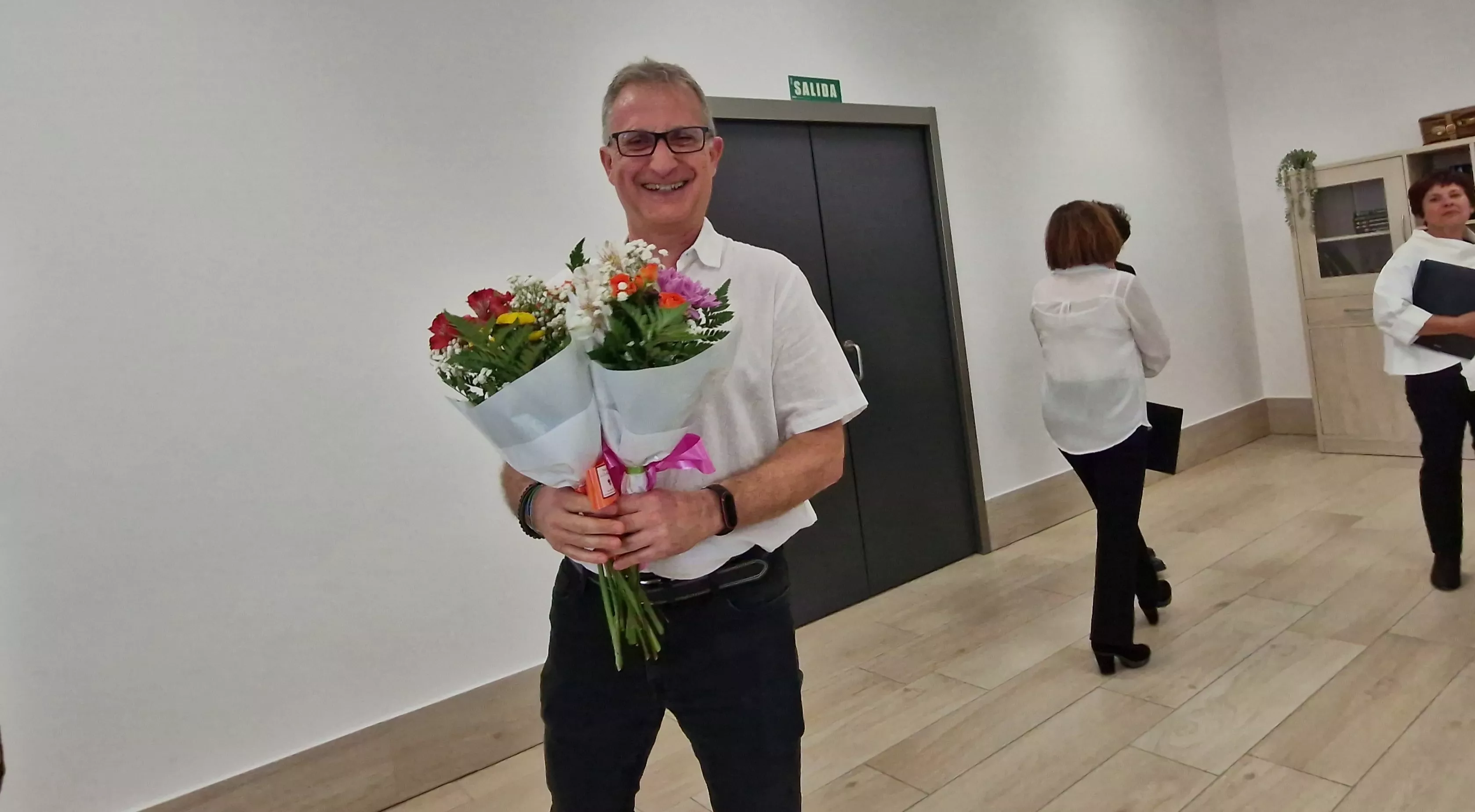 El Coro de la Universidad Ciudadana en la Residencia Rey Ardid. Foto Myriam Martínez