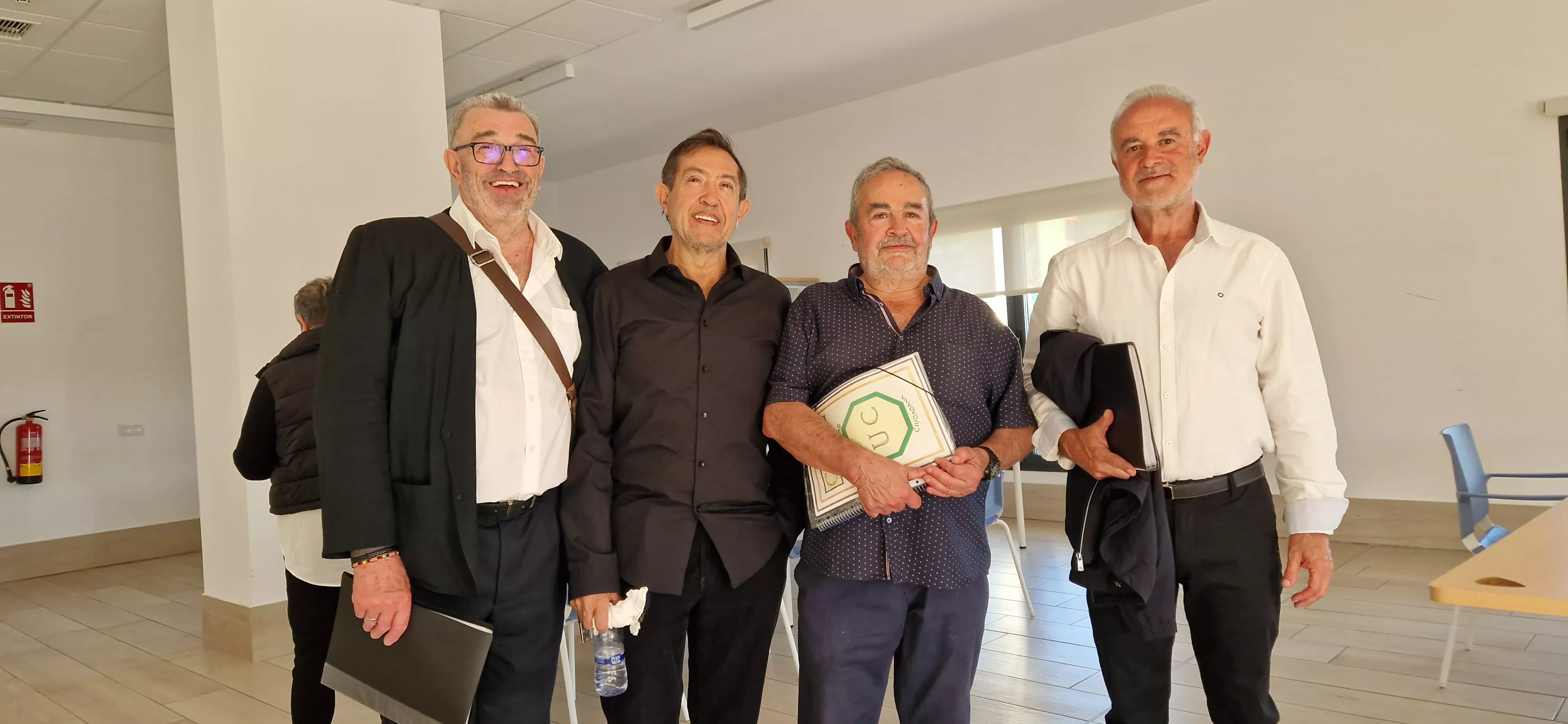 El Coro de la Universidad Ciudadana en la Residencia Rey Ardid. Foto Myriam Martínez