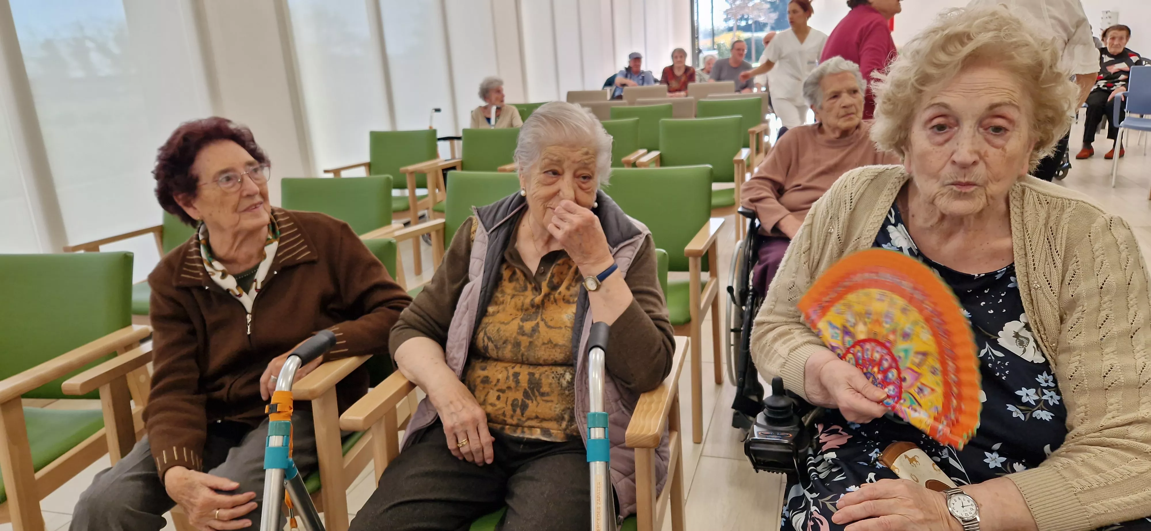 Maribel, Mercedes y Elena. Foto Myriam Martínez