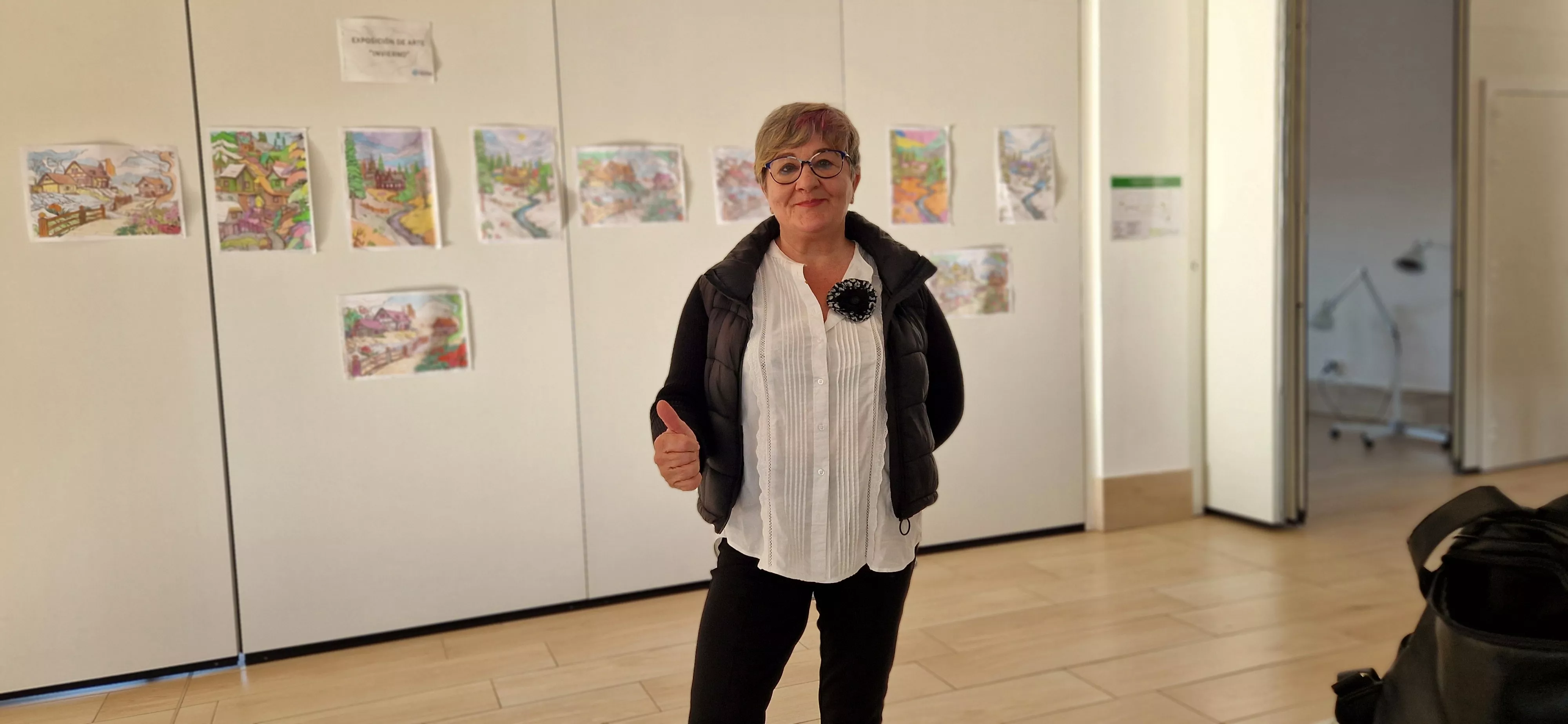 El Coro de la Universidad Ciudadana en la Residencia Rey Ardid. Foto Myriam Martínez