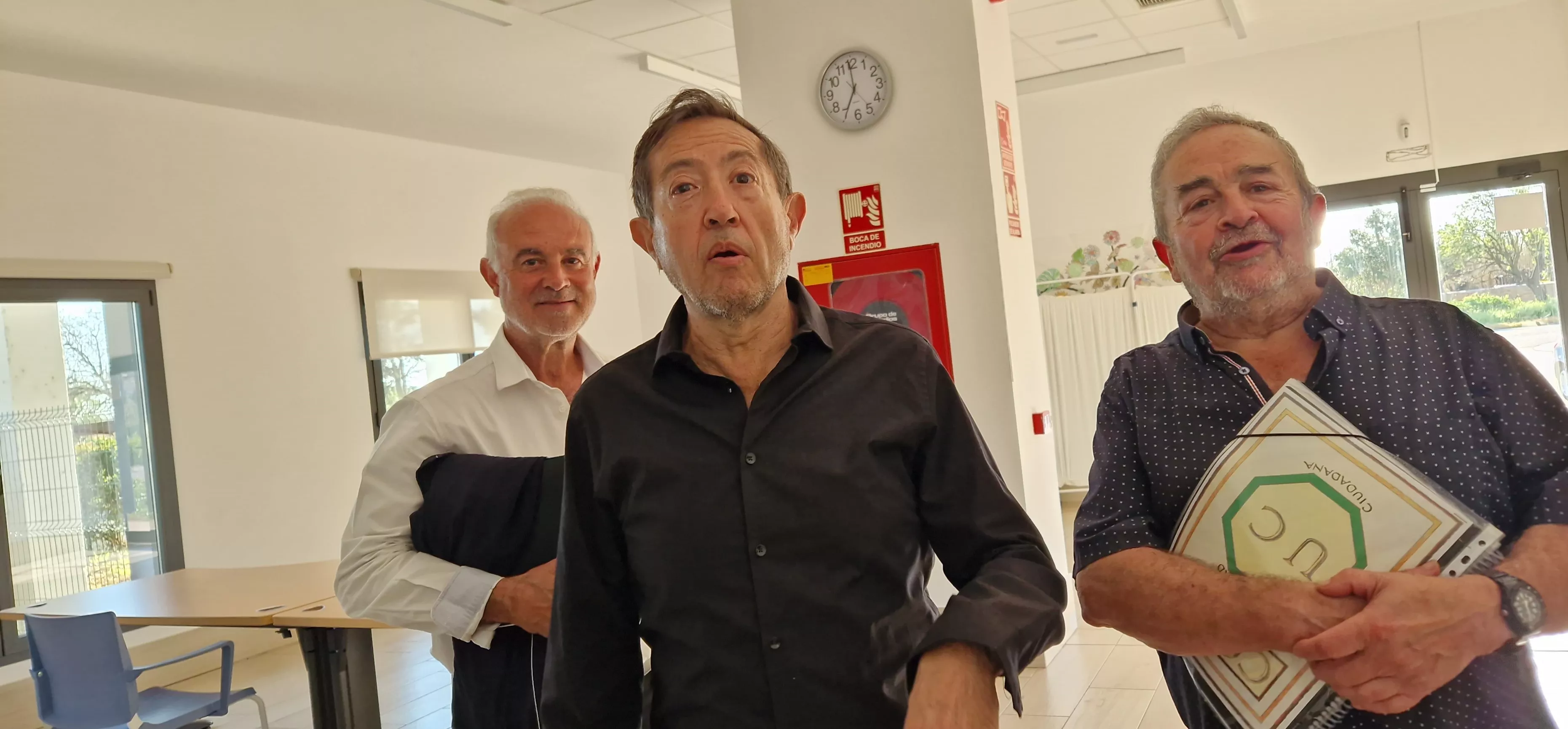 El Coro de la Universidad Ciudadana en la Residencia Rey Ardid. Foto Myriam Martínez