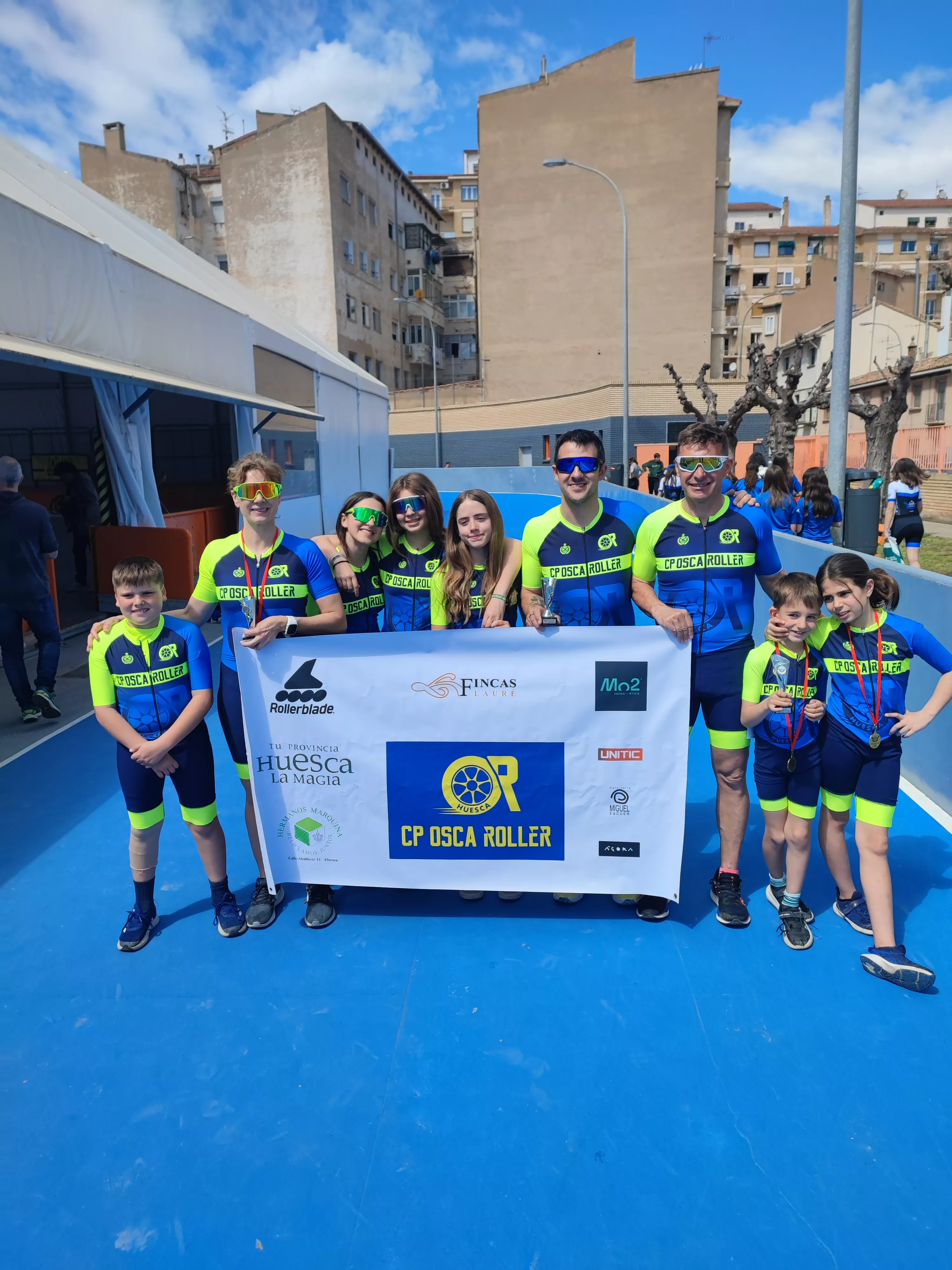 Representación de Osca Roller en Tudela.