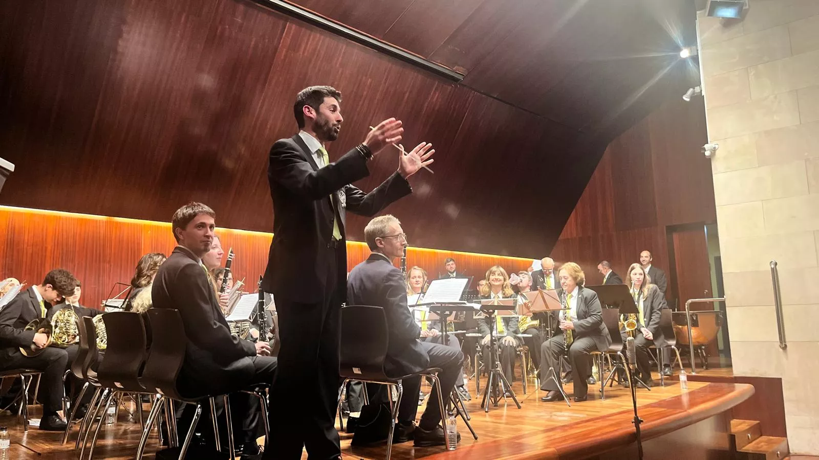 Concierto de Semana Santa de la Banda de Música de Huesca. Foto Mercedes Manterola