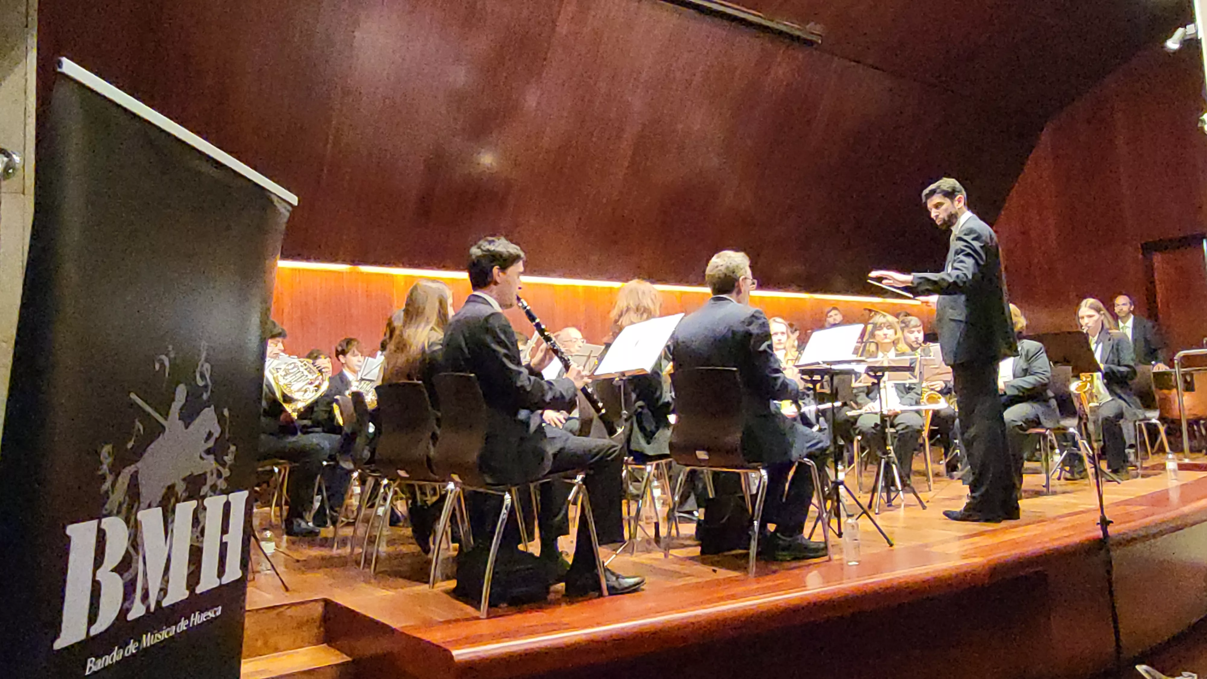 Concierto de Semana Santa de la Banda de Música de Huesca. Foto Mercedes Manterola