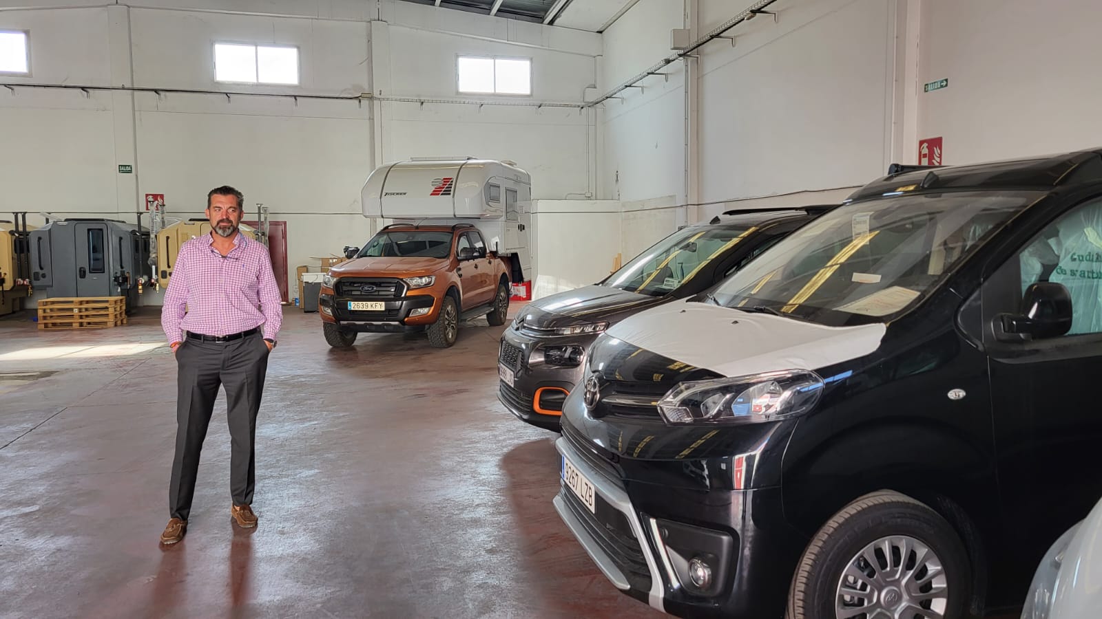 Jorge Escario, en Tinkervan.