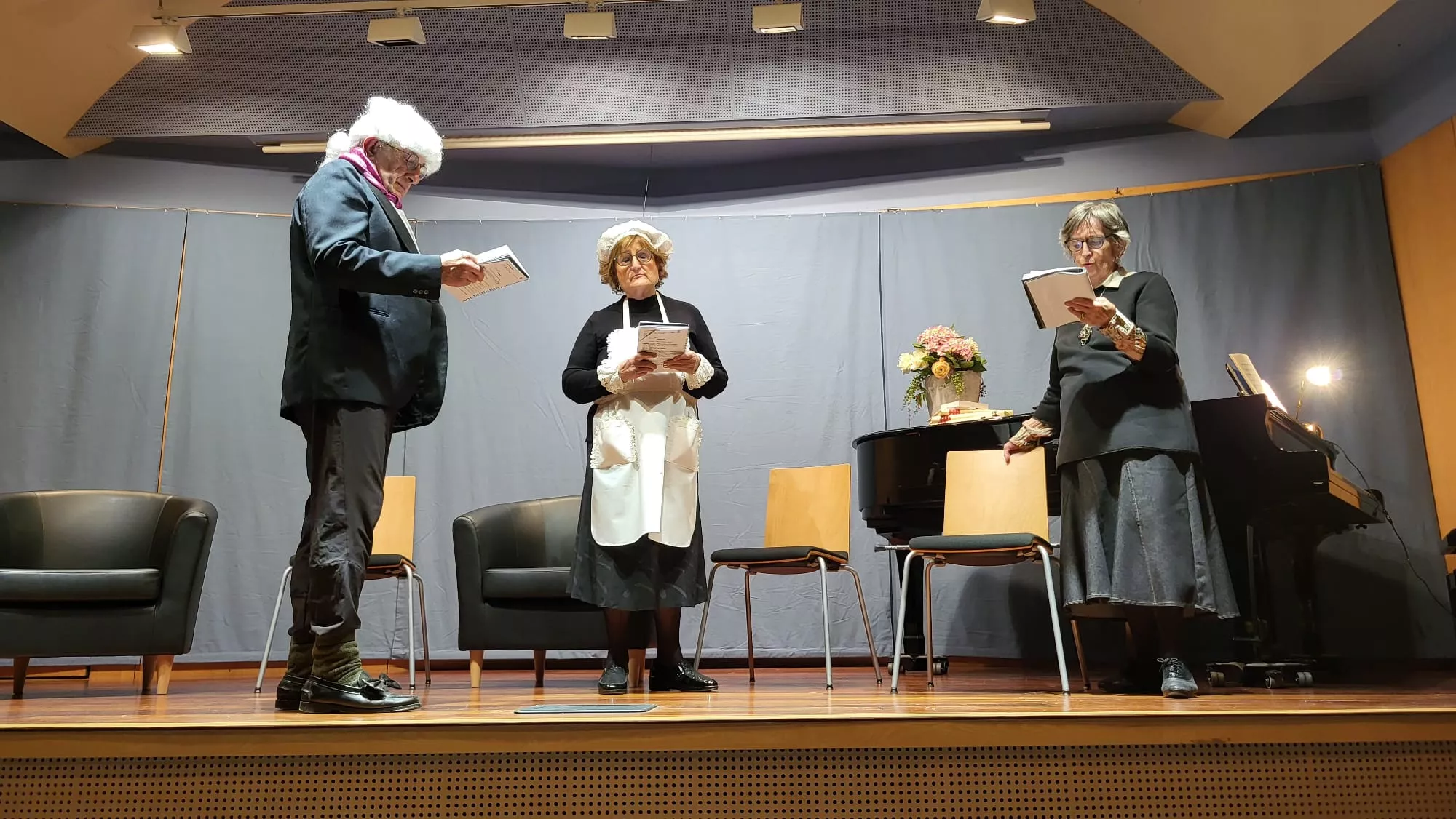 Interpretación de Las Mujeres Sabias de Molière en Huesca