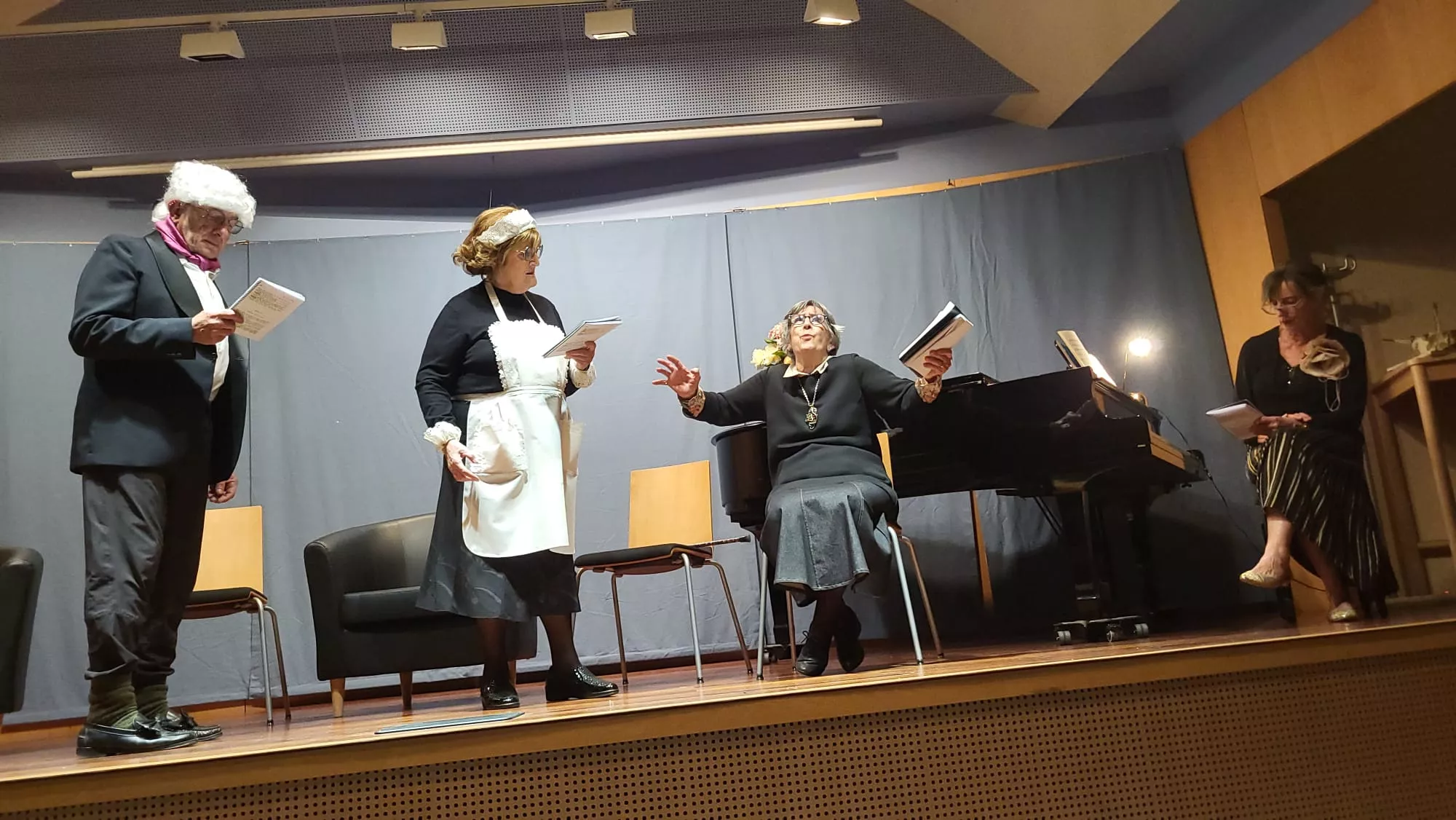 Interpretación de Las Mujeres Sabias de Molière en Huesca