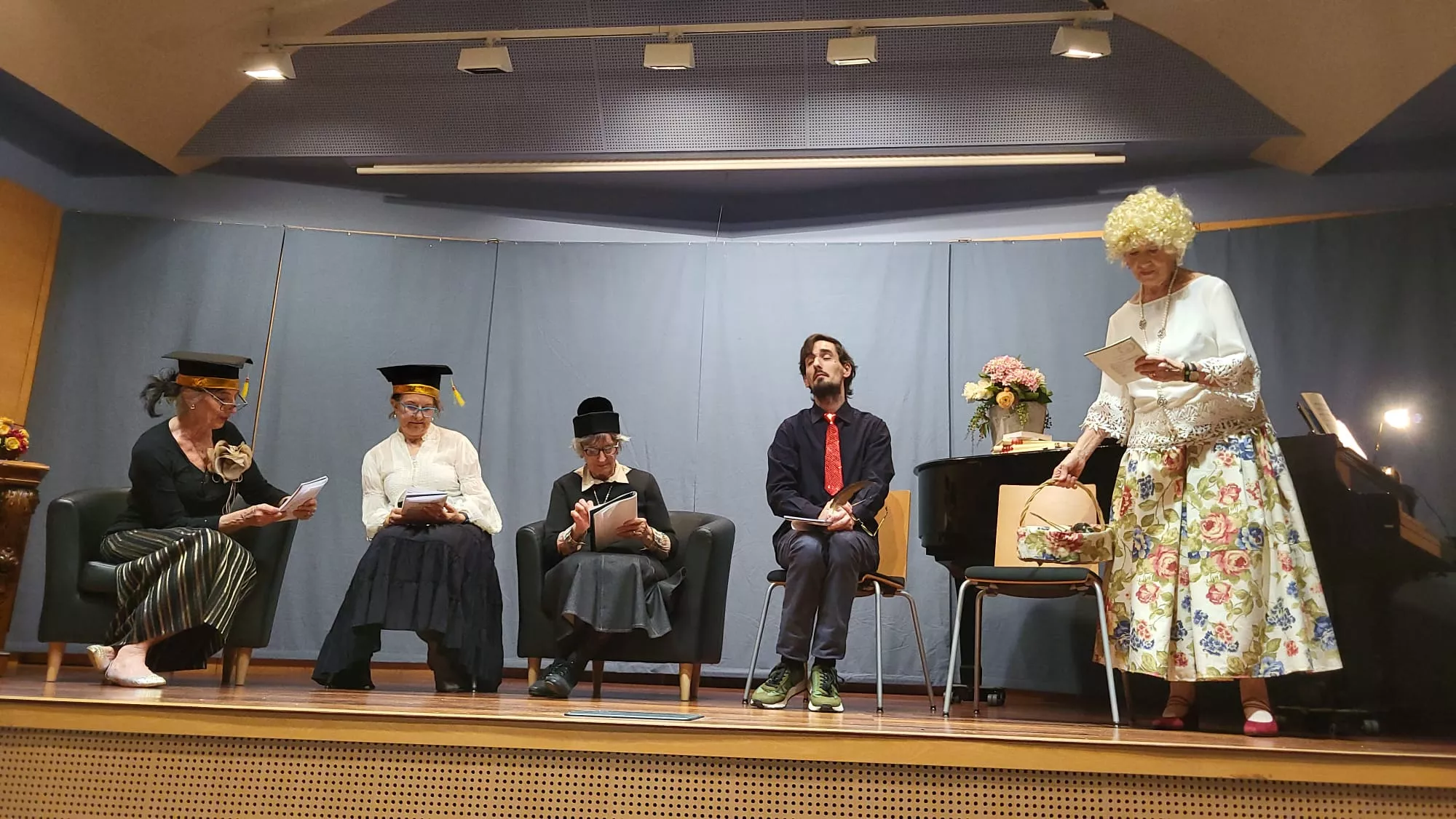 Interpretación de Las Mujeres Sabias de Molière en Huesca