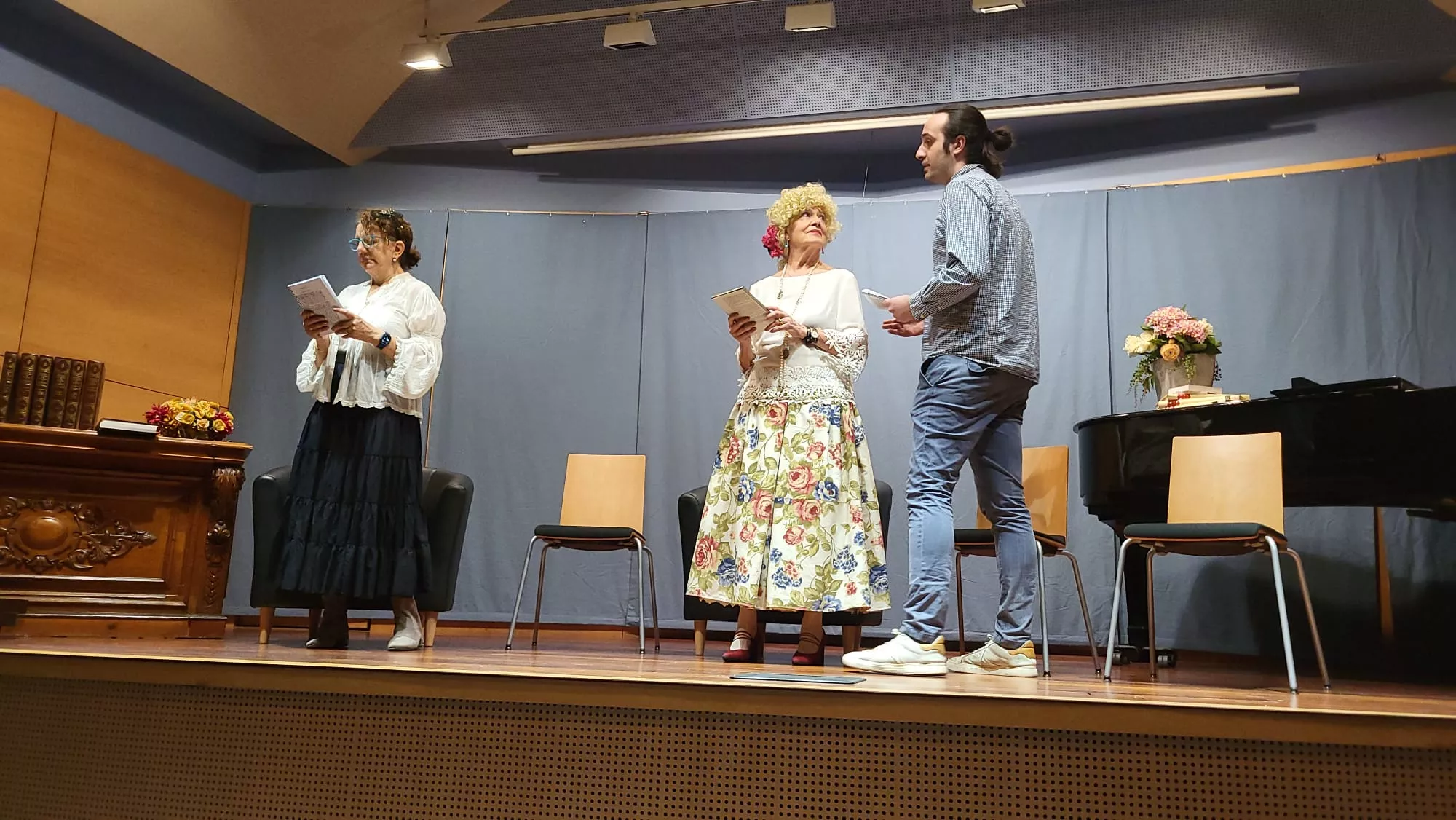 Interpretación de Las Mujeres Sabias de Molière en Huesca