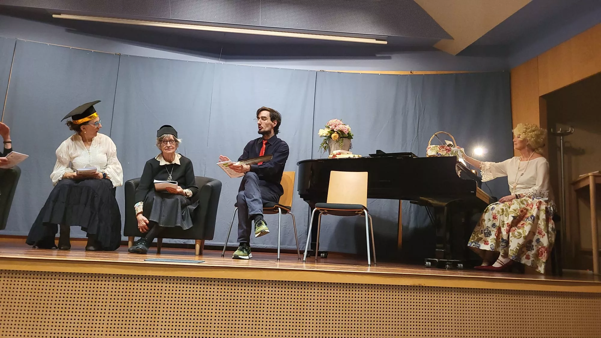 Interpretación de Las Mujeres Sabias de Molière en Huesca