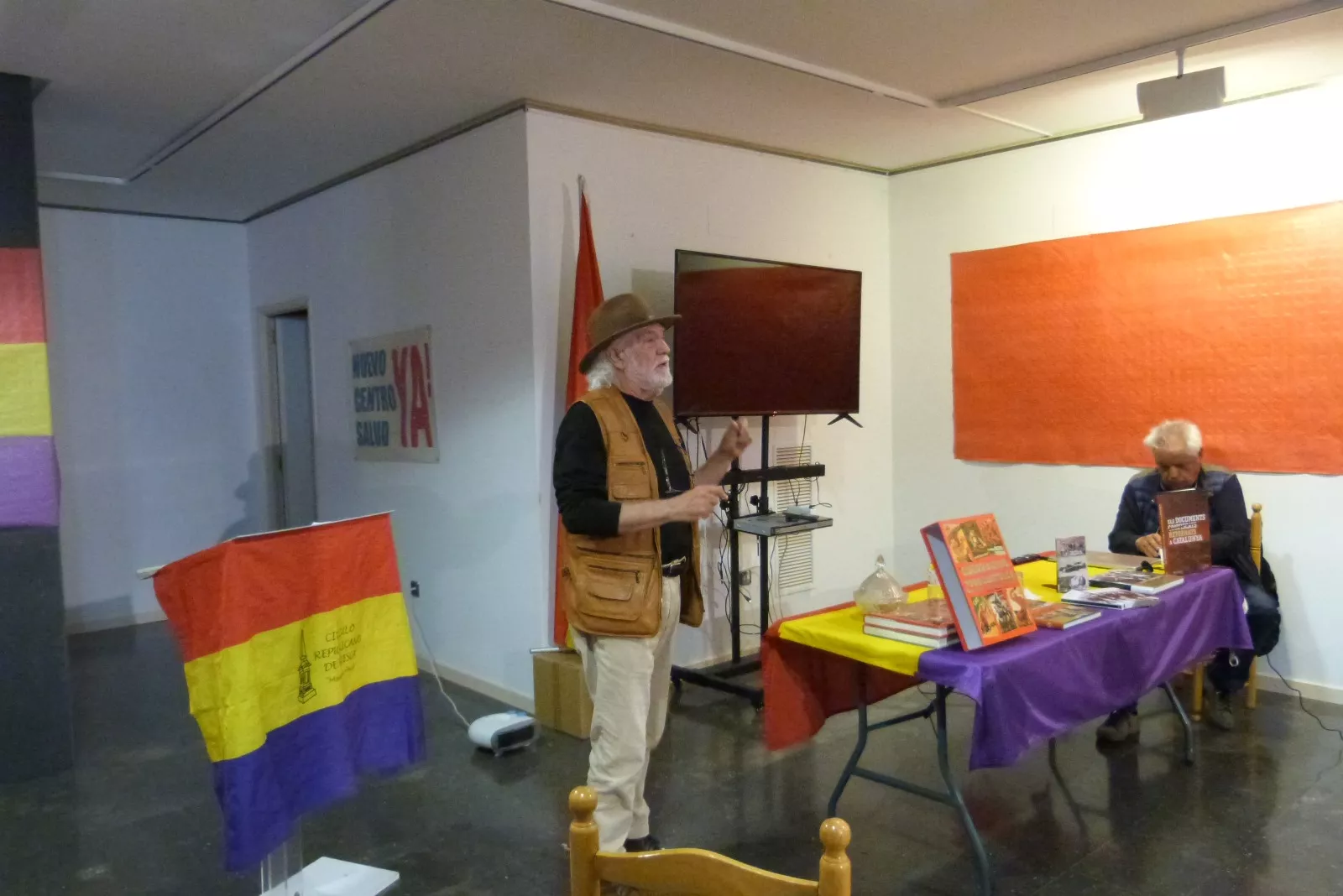 Jornada inaugural de las XVII Jornadas Republicanas de Huesca con Eugenio Monesma. Foto Javier Roig