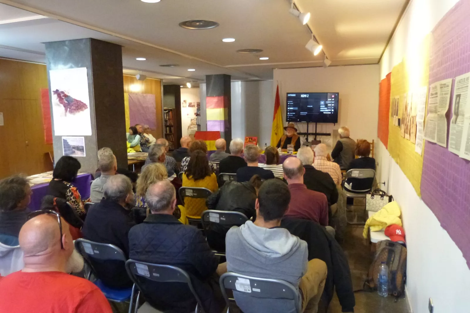 Jornada inaugural de las XVII Jornadas Republicanas de Huesca con Eugenio Monesma. Foto Javier Roig