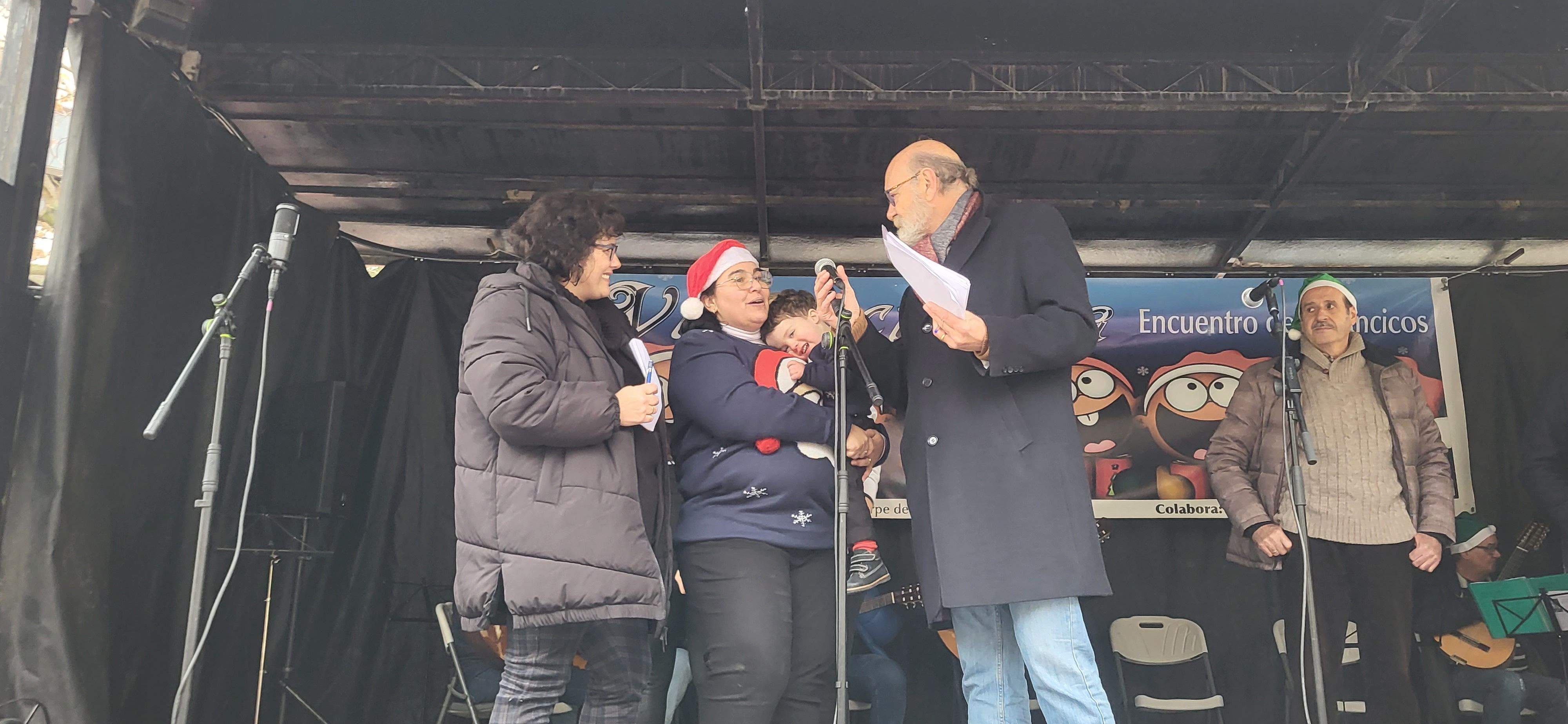 Imágenes de Villancicosca 2022, festival en el que Dídac fue protagonista. Los dos niños con discapacidad del colegio de Tamarite tendrán los apoyos necesarios a partir del 16 de diciembre. Foto Myriam Martínez 