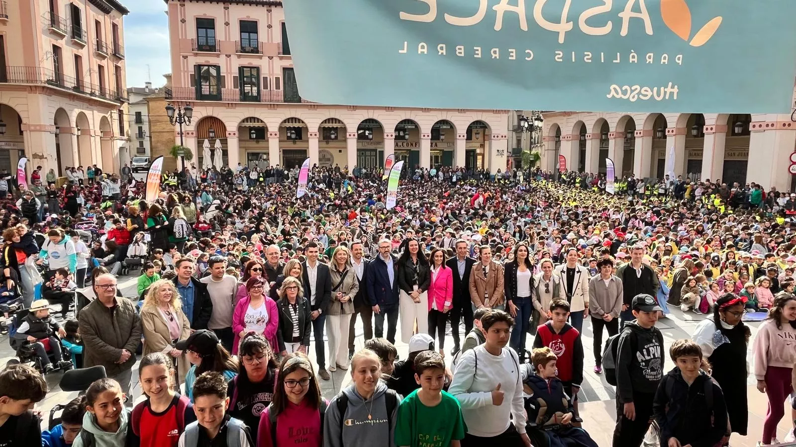 Mini Marcha Aspace en Huesca. Foto Mercedes Manterola