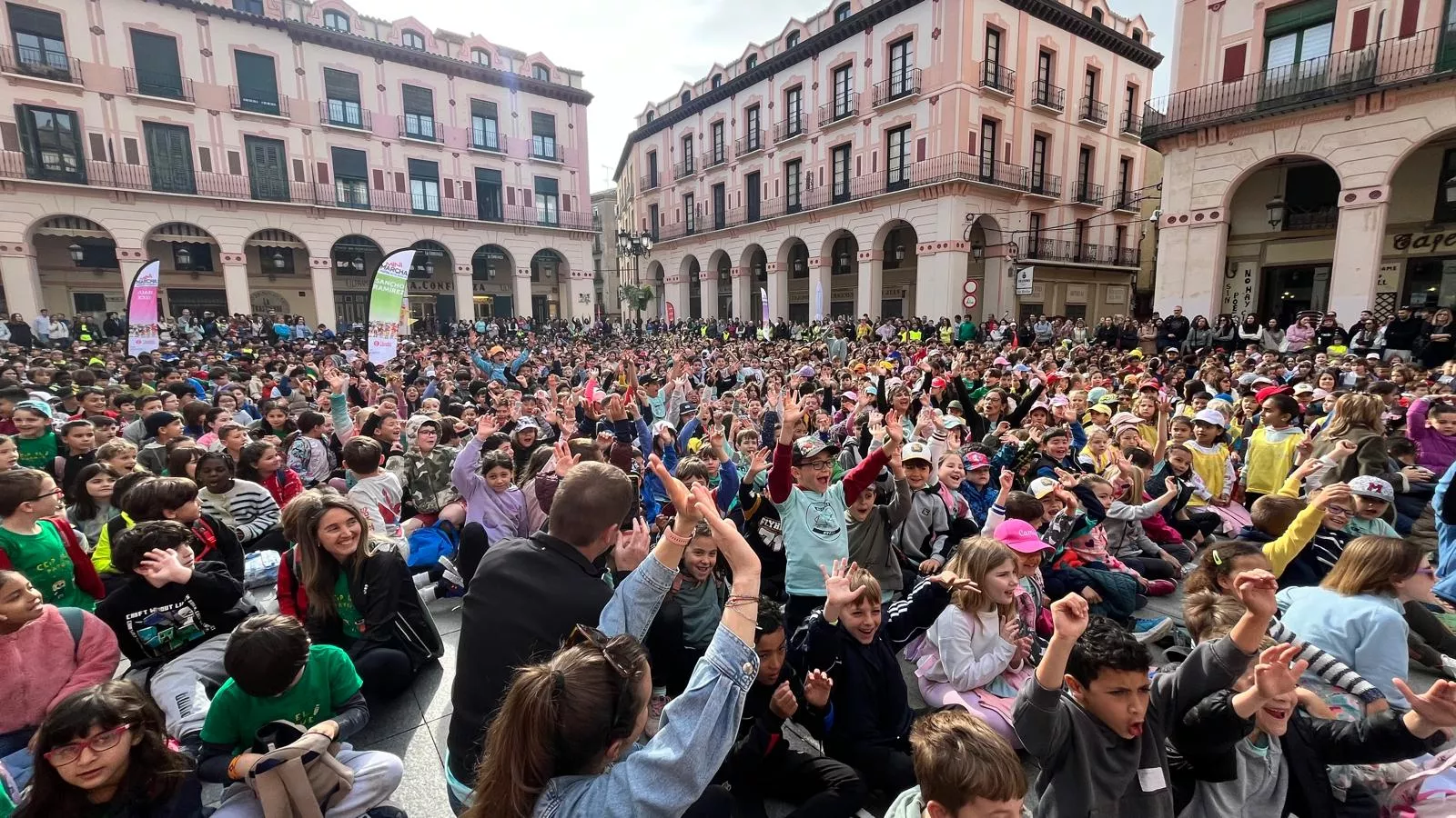 Mini Marcha Aspace en Huesca. Foto Mercedes Manterola