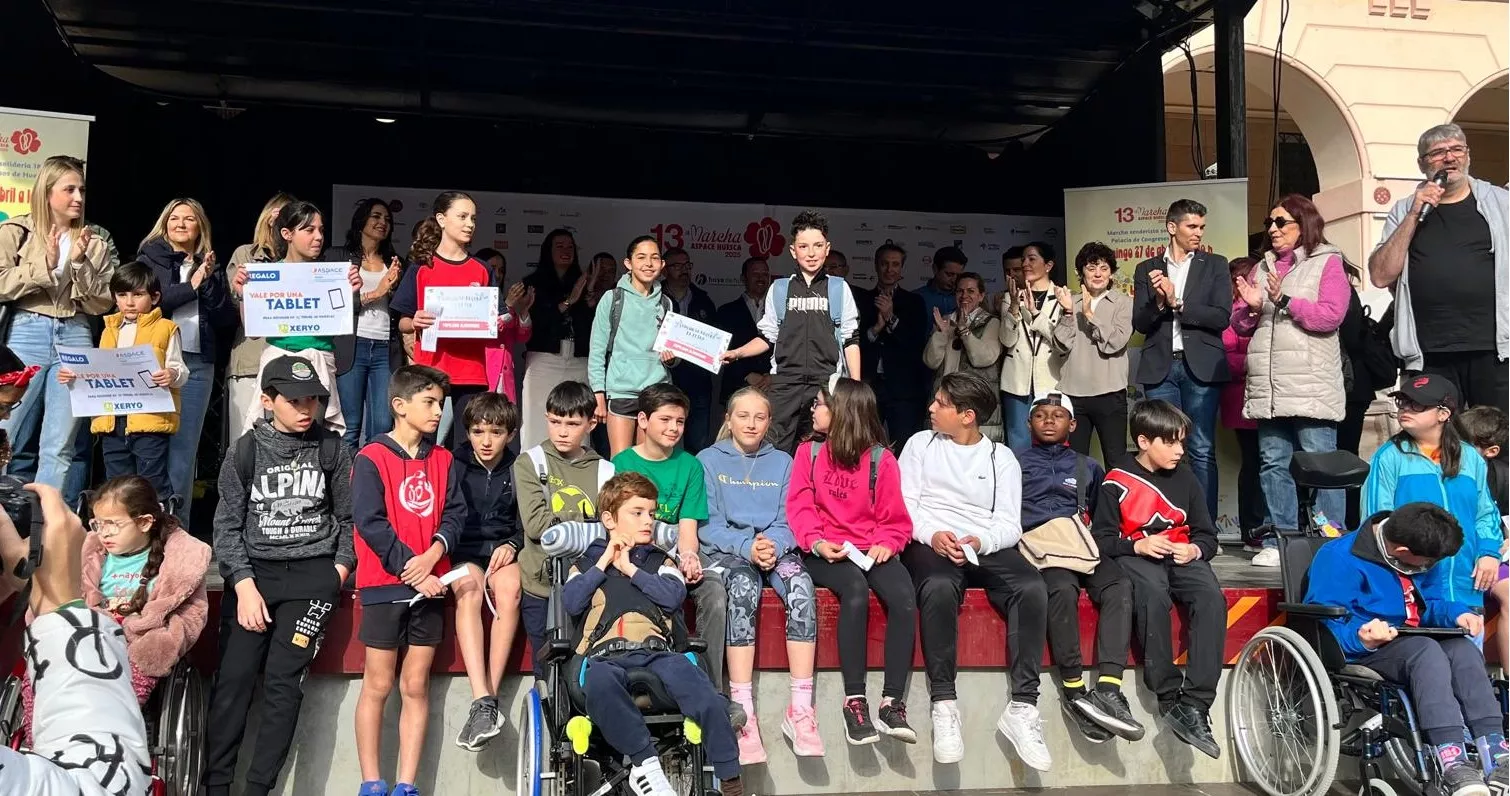 Mini Marcha Aspace en Huesca. Foto Mercedes Manterola