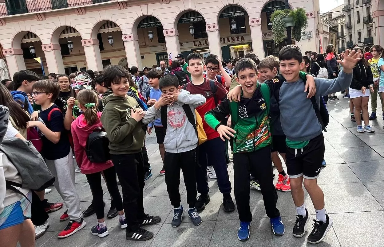 Mini Marcha Aspace en Huesca. Foto Mercedes Manterola