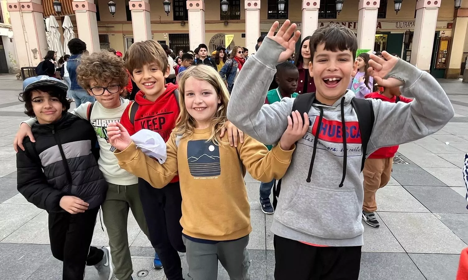 Mini Marcha Aspace en Huesca. Foto Mercedes Manterola