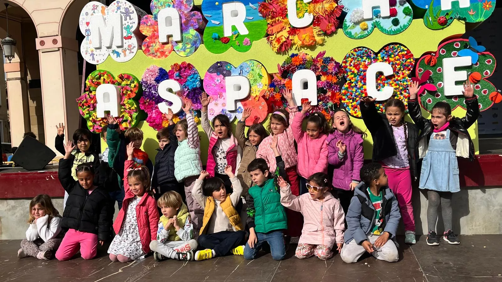 Mini Marcha Aspace en Huesca. Foto Mercedes Manterola