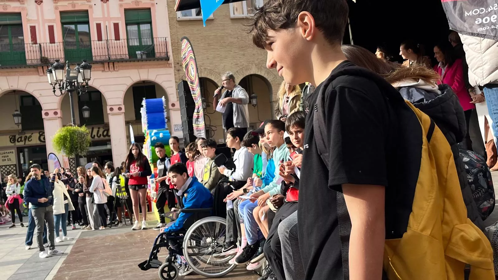 Mini Marcha Aspace en Huesca. Foto Mercedes Manterola