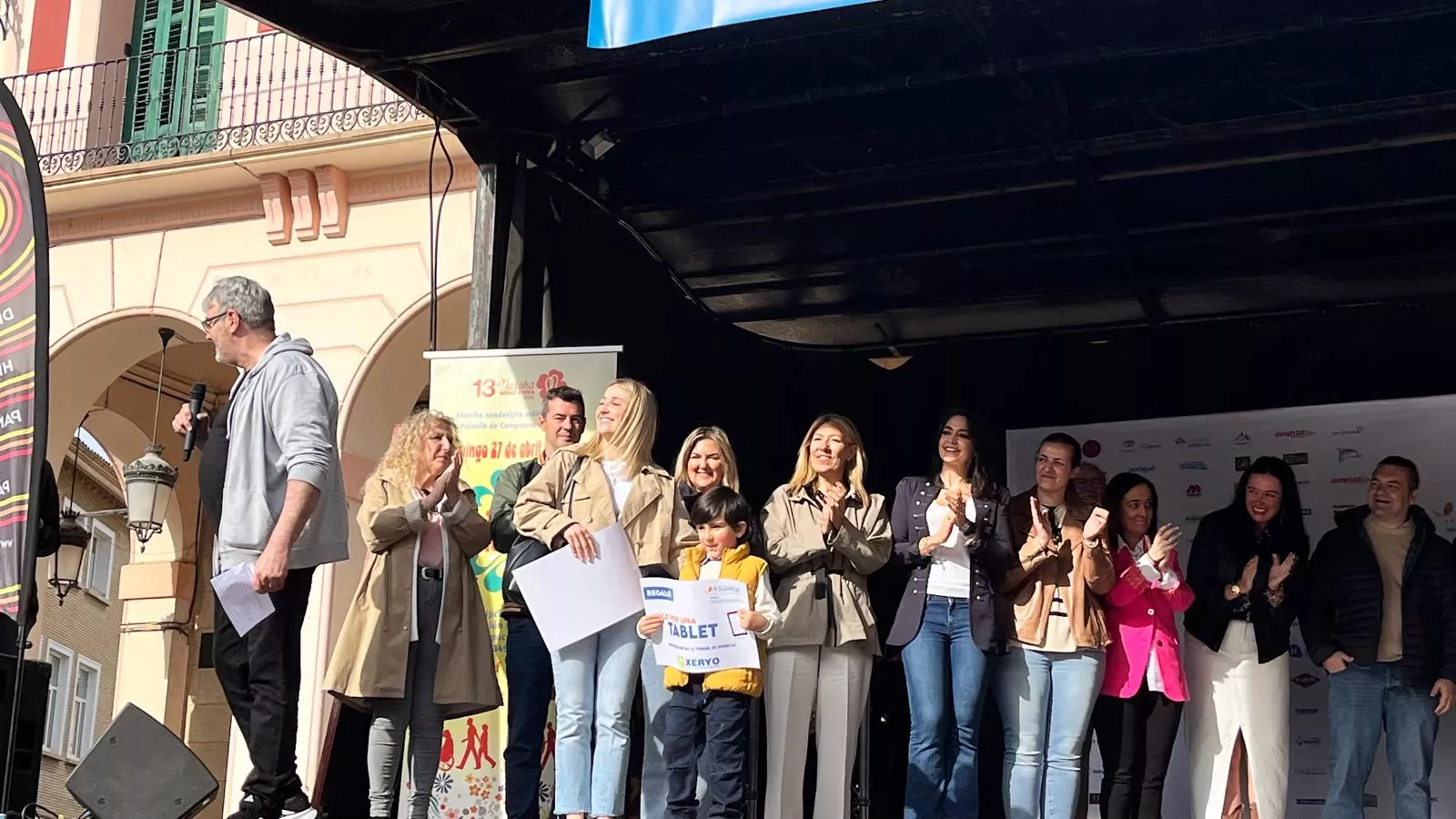 Mini Marcha Aspace en Huesca. Foto Mercedes Manterola
