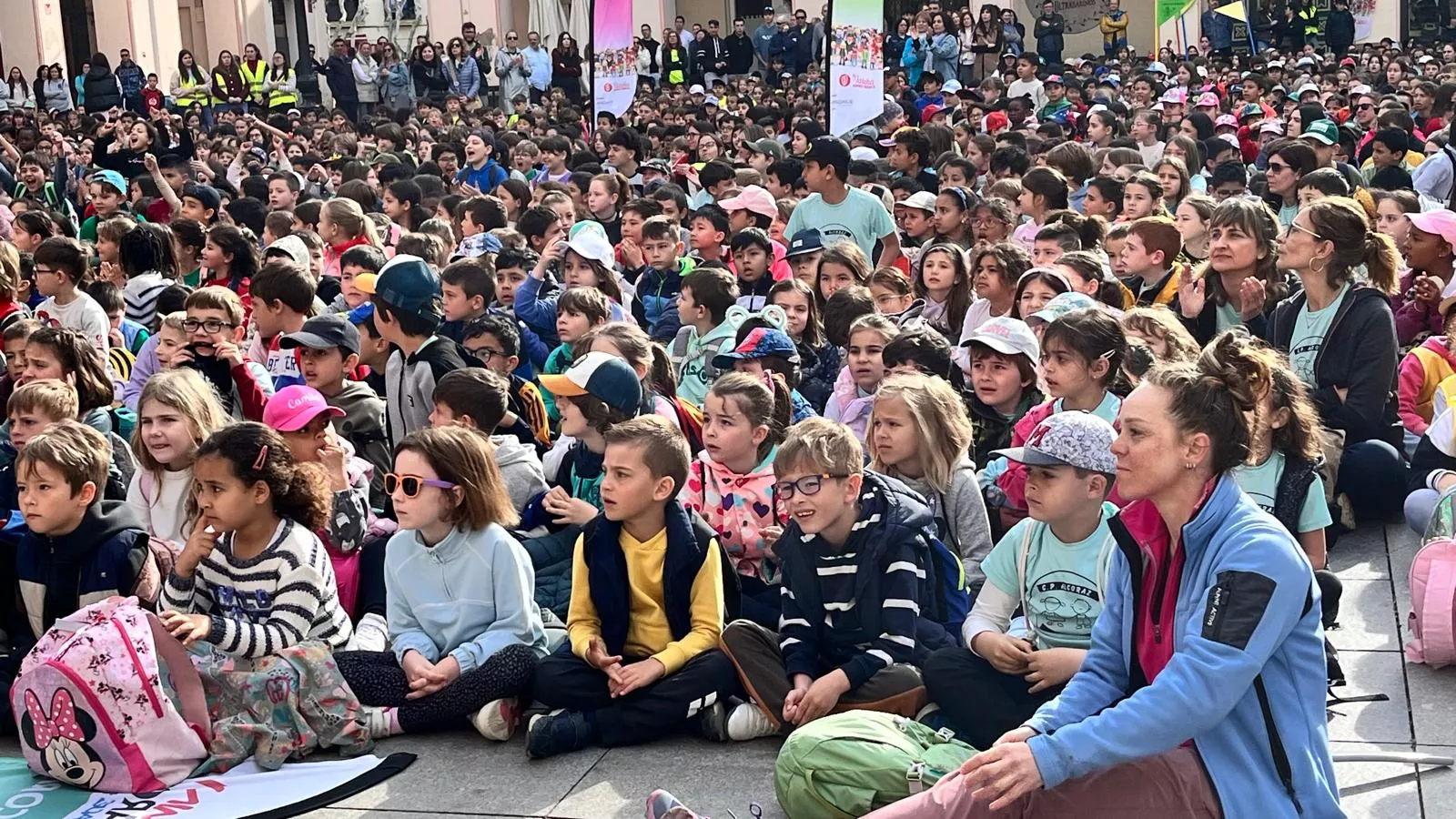 Mini Marcha Aspace en Huesca. Foto Mercedes Manterola