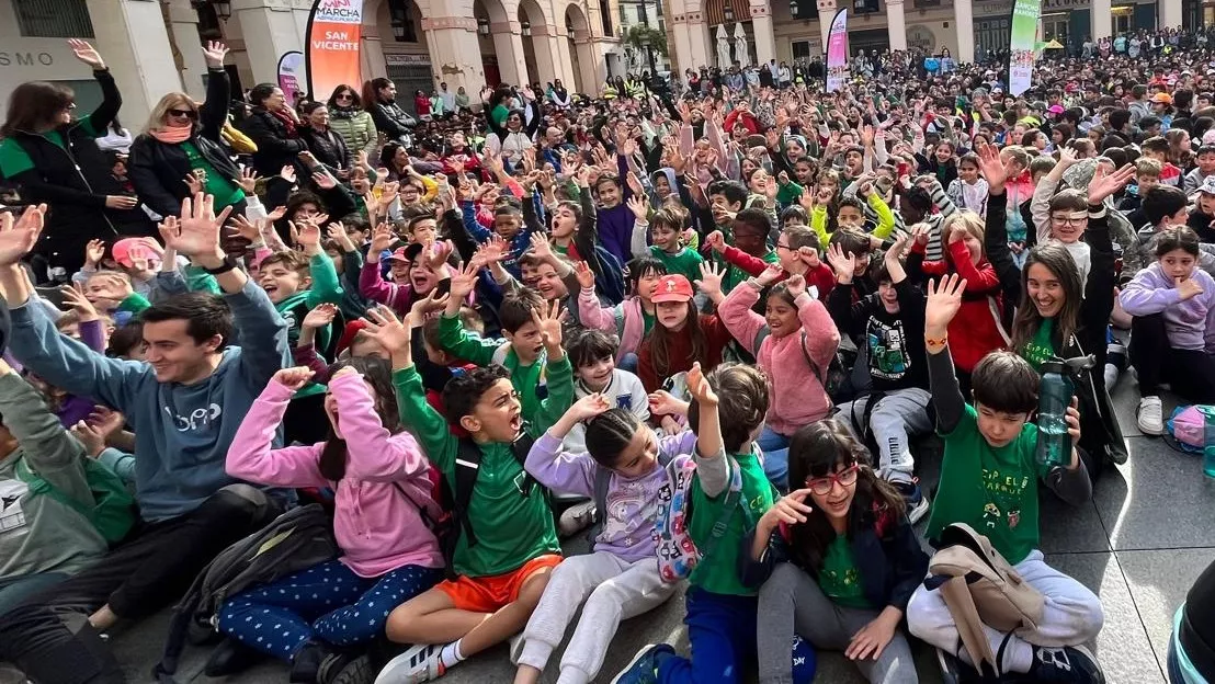 Mini Marcha Aspace en Huesca. Foto Mercedes Manterola