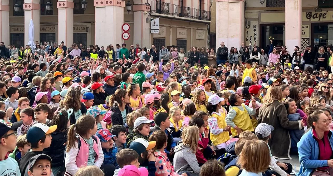 Mini Marcha Aspace en Huesca. Foto Mercedes Manterola