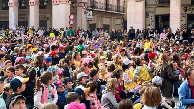 Mini Marcha Aspace en Huesca. Foto Mercedes Manterola
