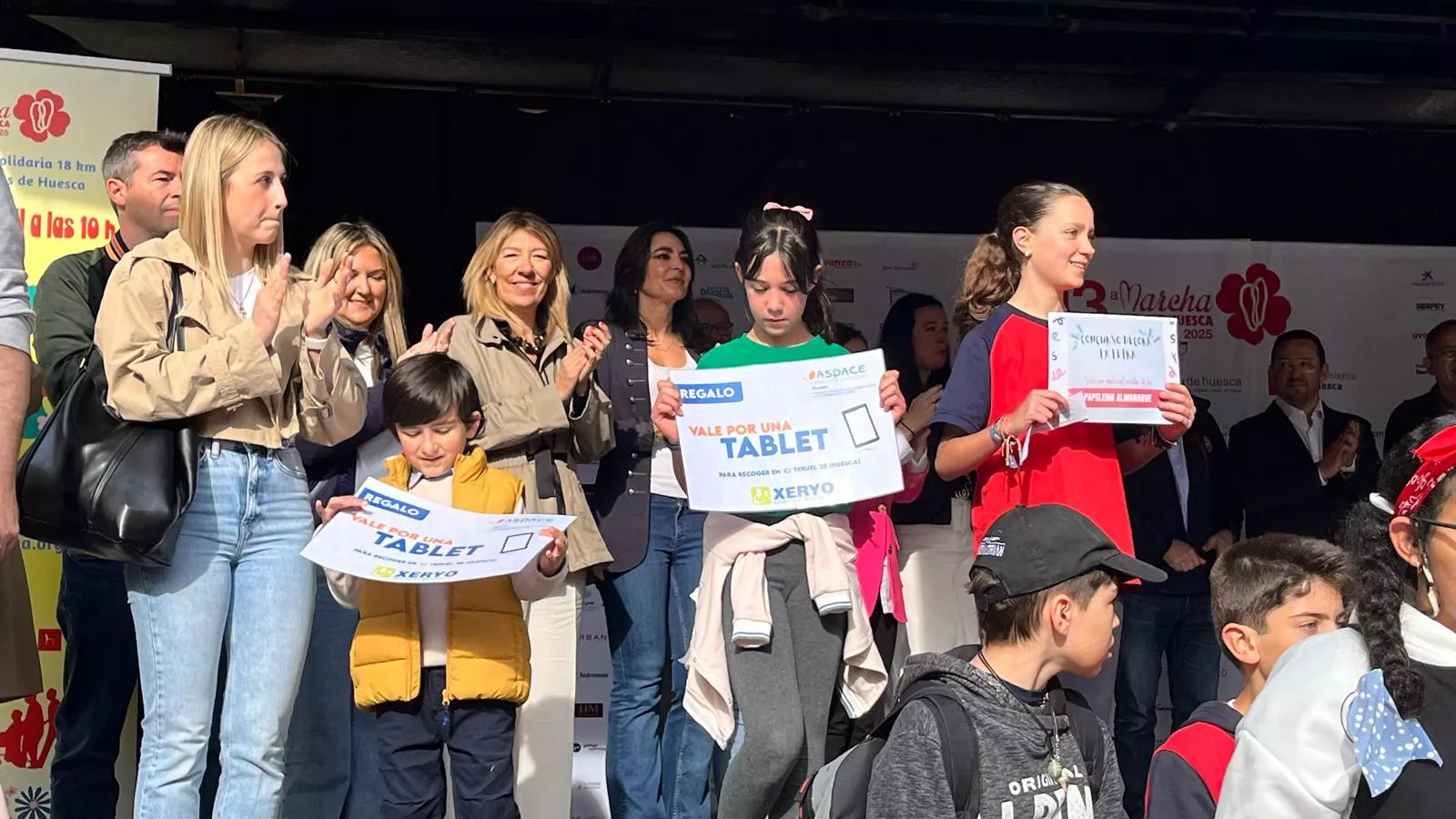 Mini Marcha Aspace en Huesca. Foto Mercedes Manterola