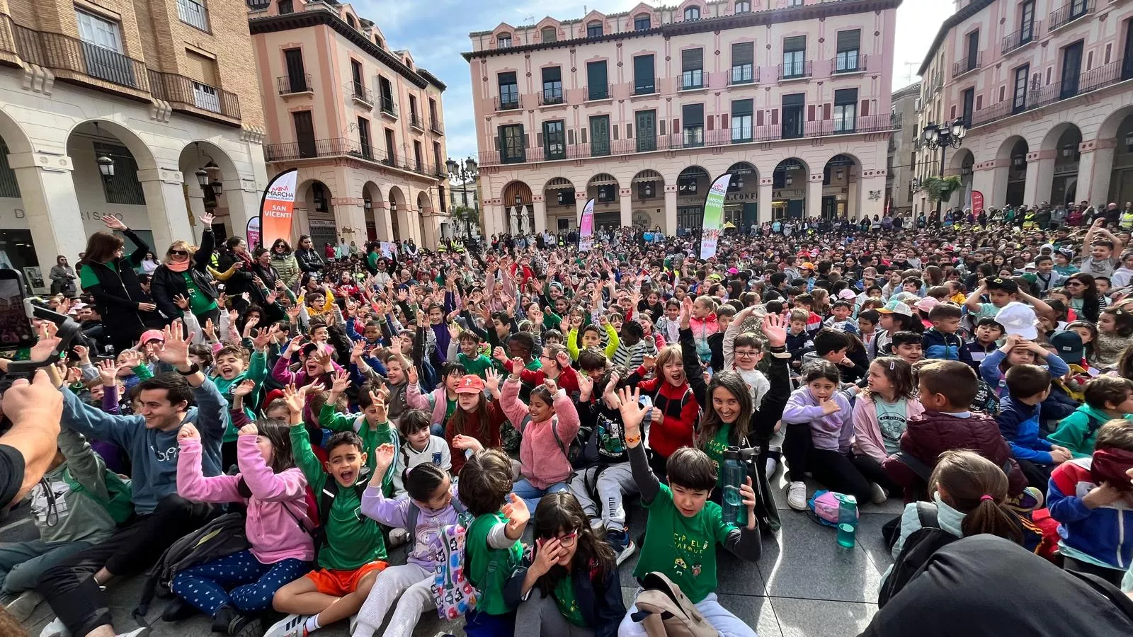 Mini Marcha Aspace en Huesca. Foto Mercedes Manterola