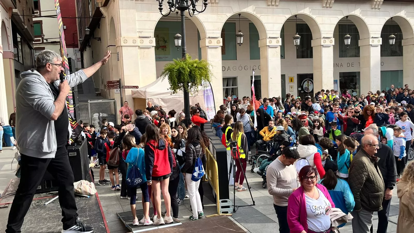 Mini Marcha Aspace en Huesca. Foto Mercedes Manterola