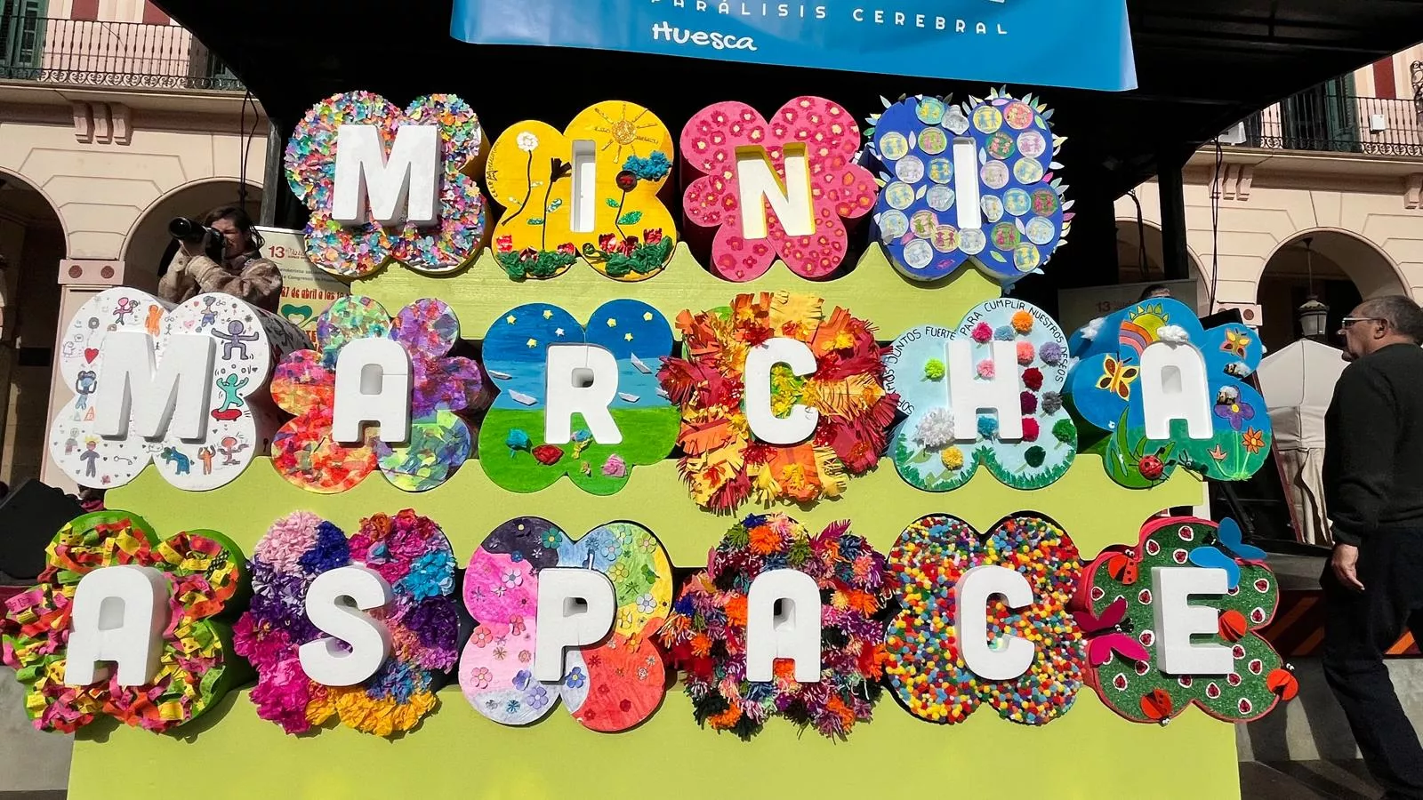 Mini Marcha Aspace en Huesca. Foto Mercedes Manterola