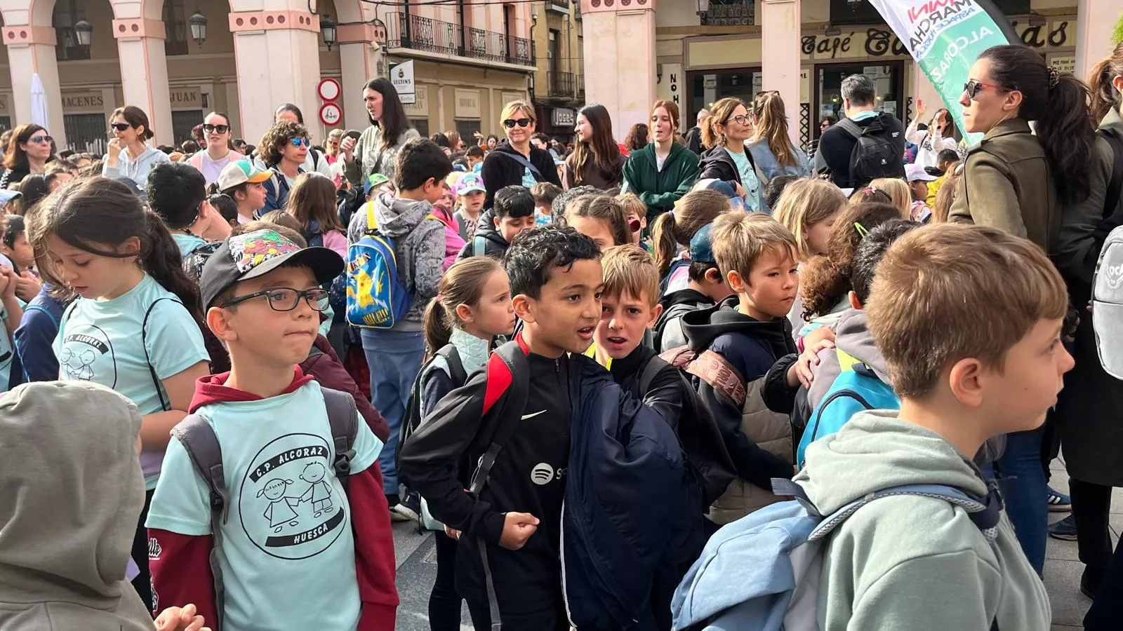 Mini Marcha Aspace en Huesca. Foto Mercedes Manterola