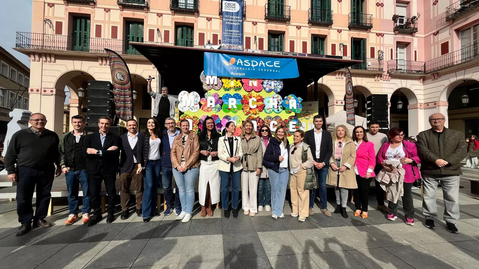 Mini Marcha Aspace en Huesca. Foto Mercedes Manterola
