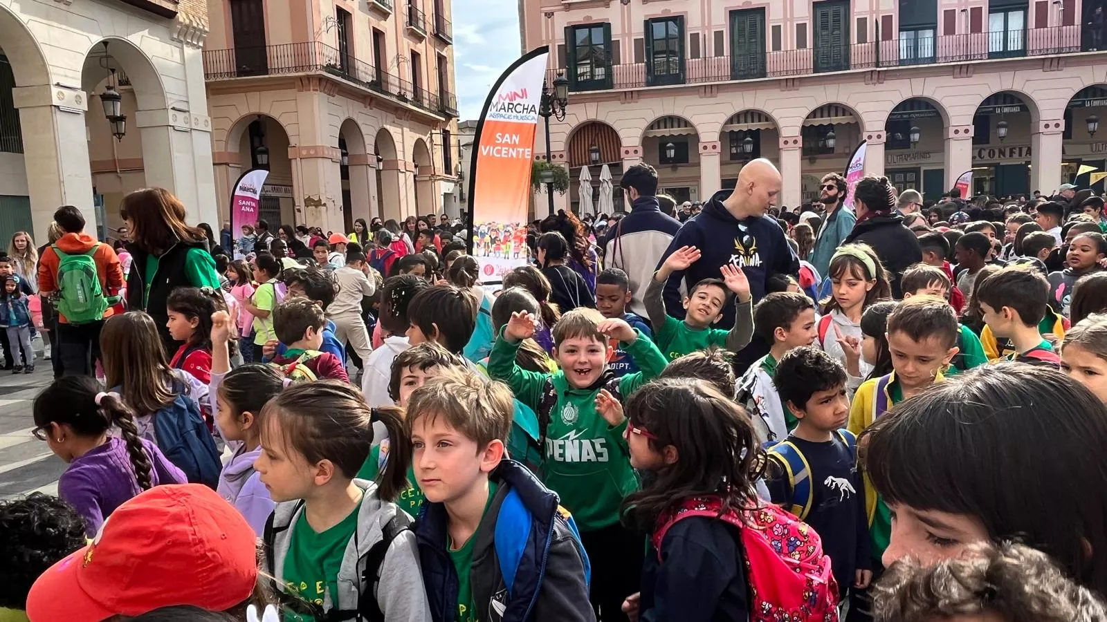 Mini Marcha Aspace en Huesca. Foto Mercedes Manterola