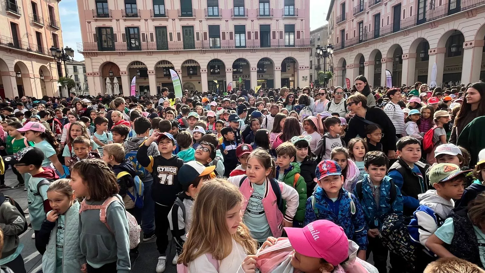 Mini Marcha Aspace en Huesca. Foto Mercedes Manterola
